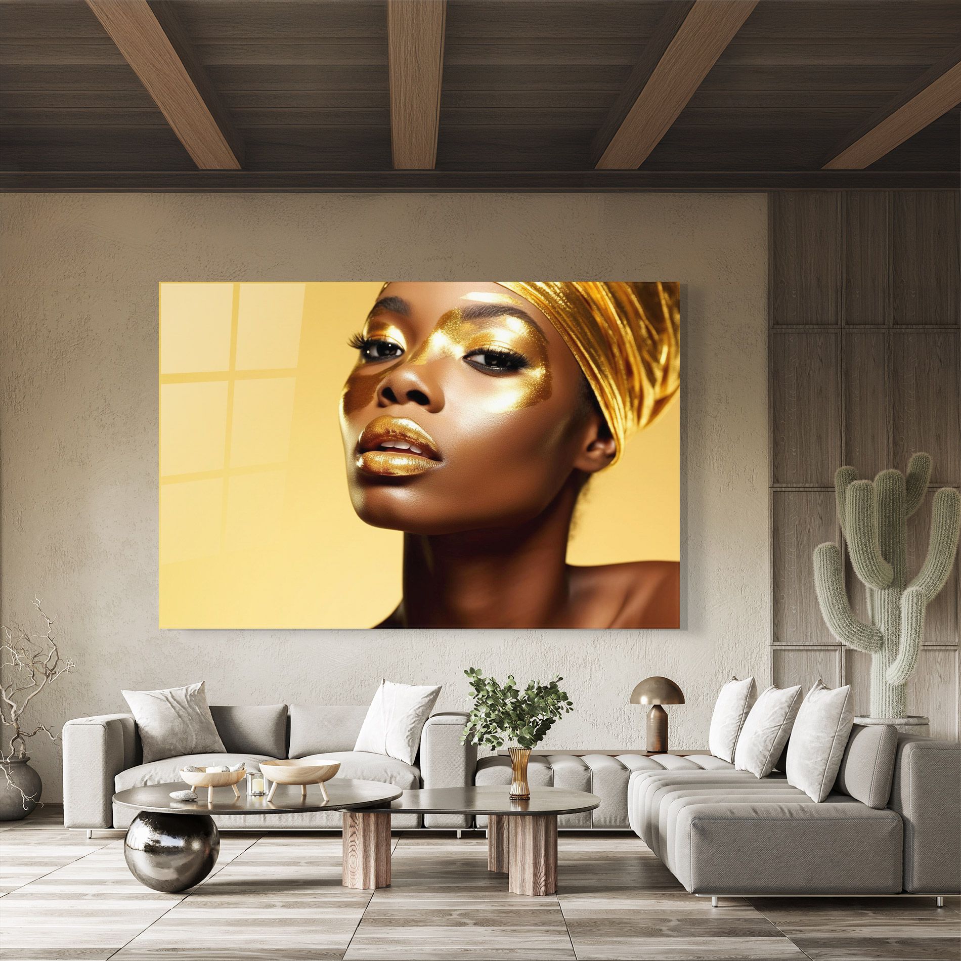 Gold Headdress mockup 8