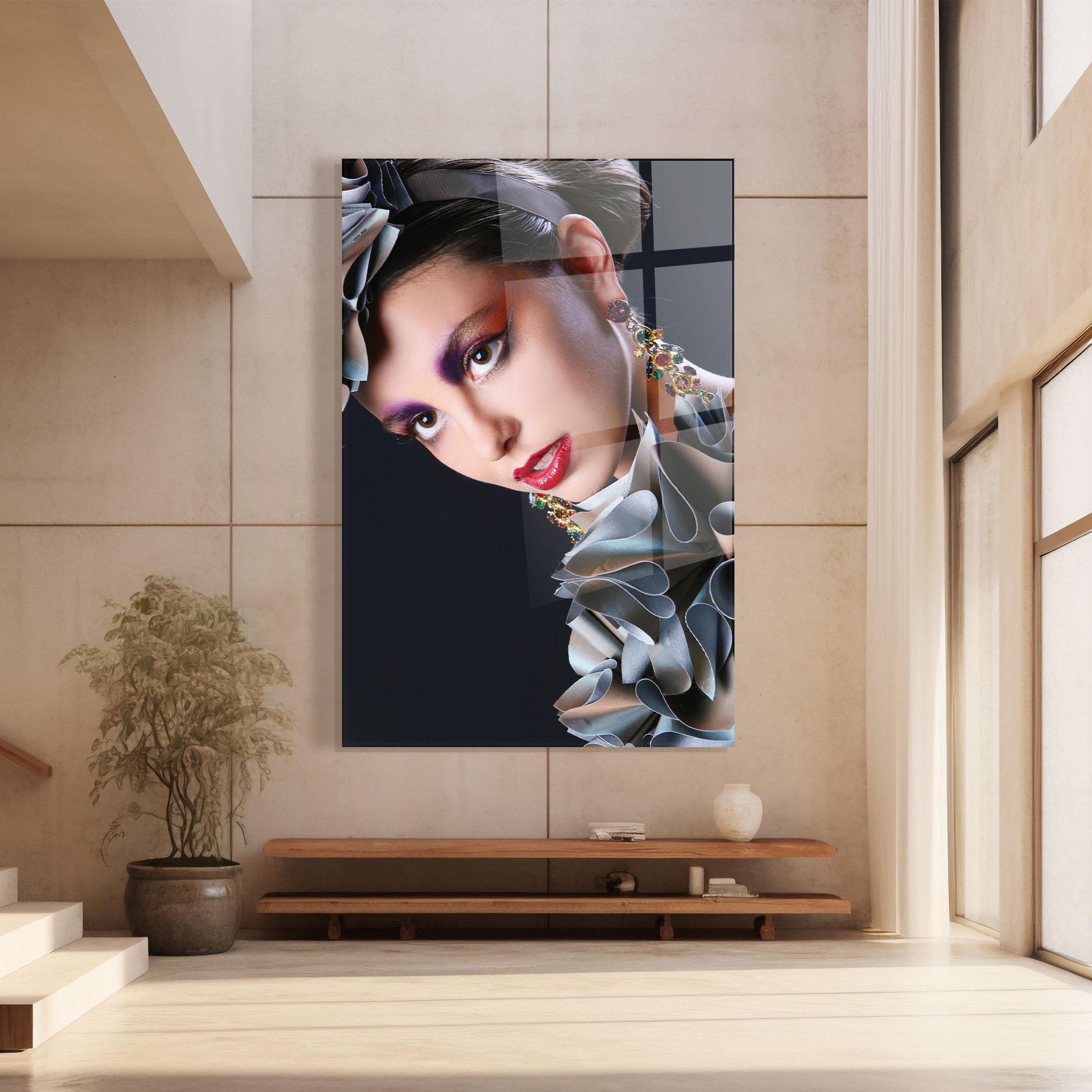 Üvegkép Big Eyes Makeup mockup 8