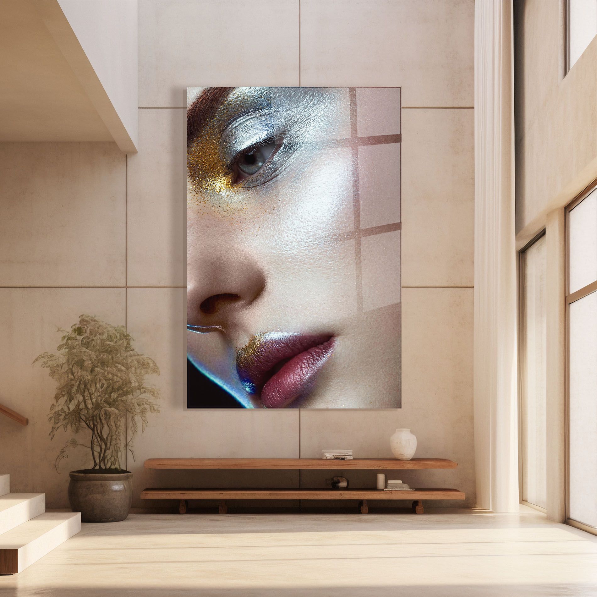 Golden Silver Makeup mockup 8