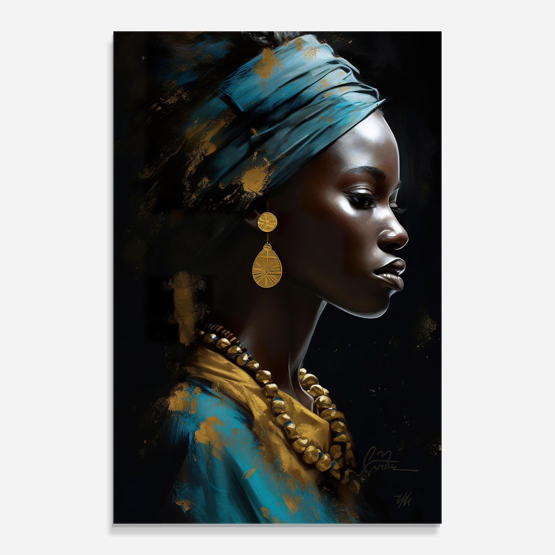 Blue Turban mockup 0