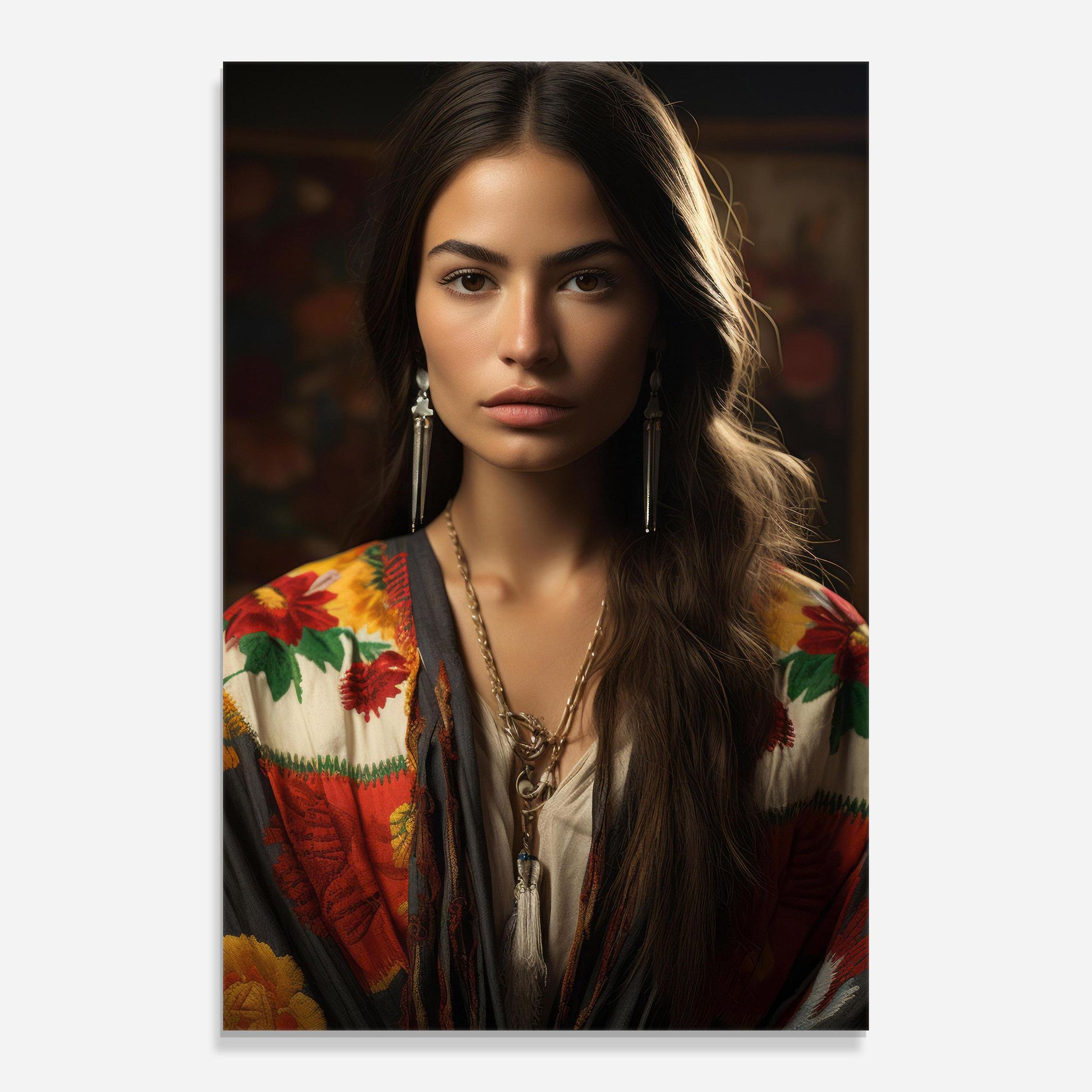 Colorful Shawl mockup 0