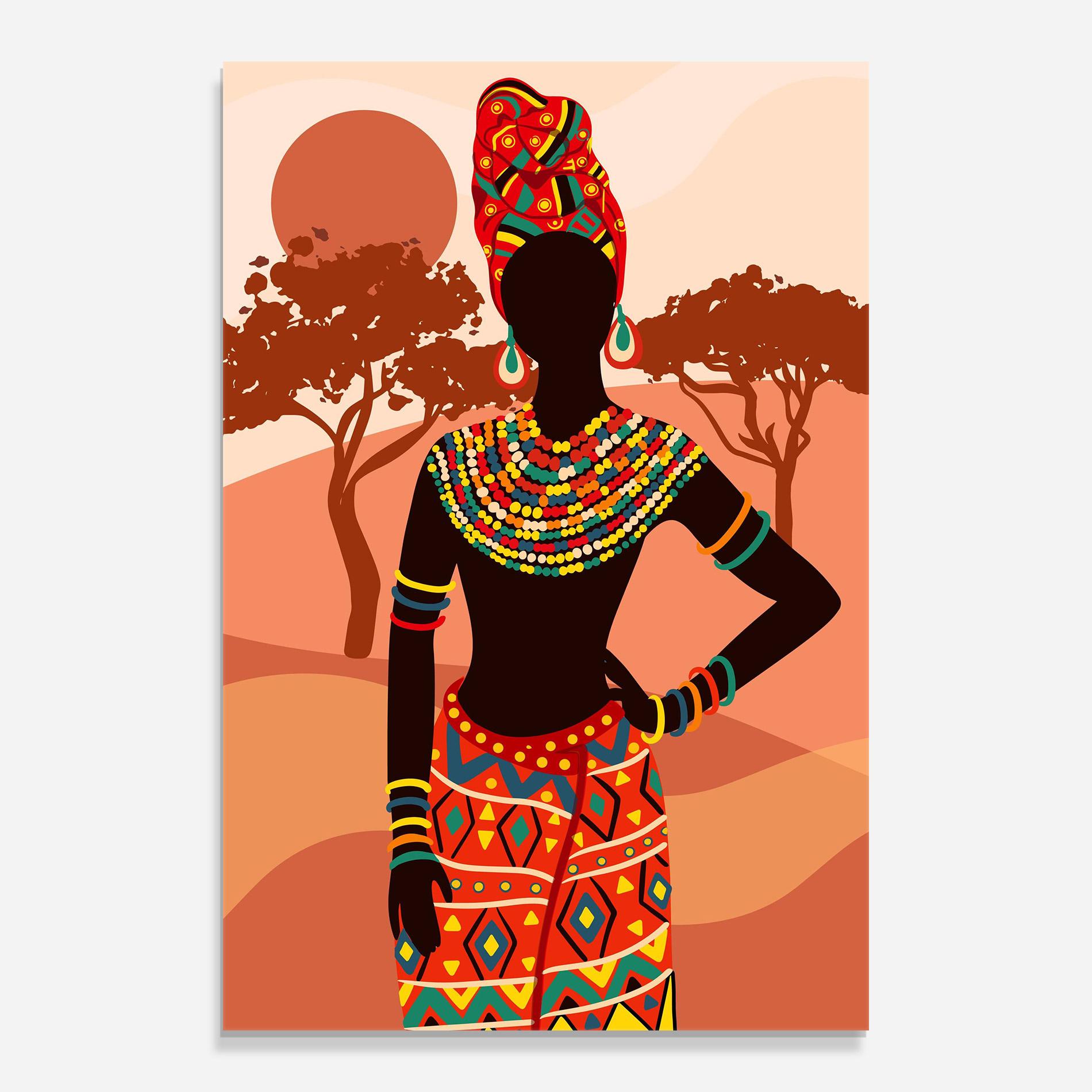 Üvegkép Traditional Clothes mockup 0