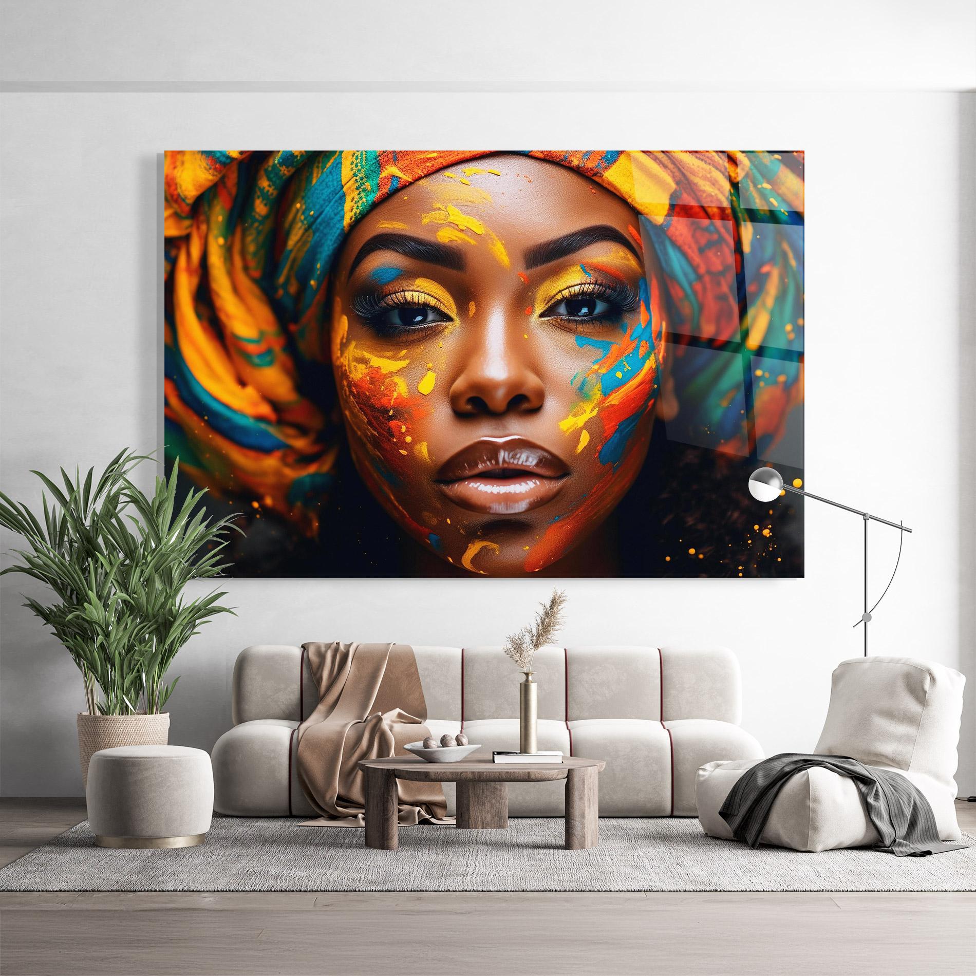 Üvegkép Creative Makeup Art mockup 9