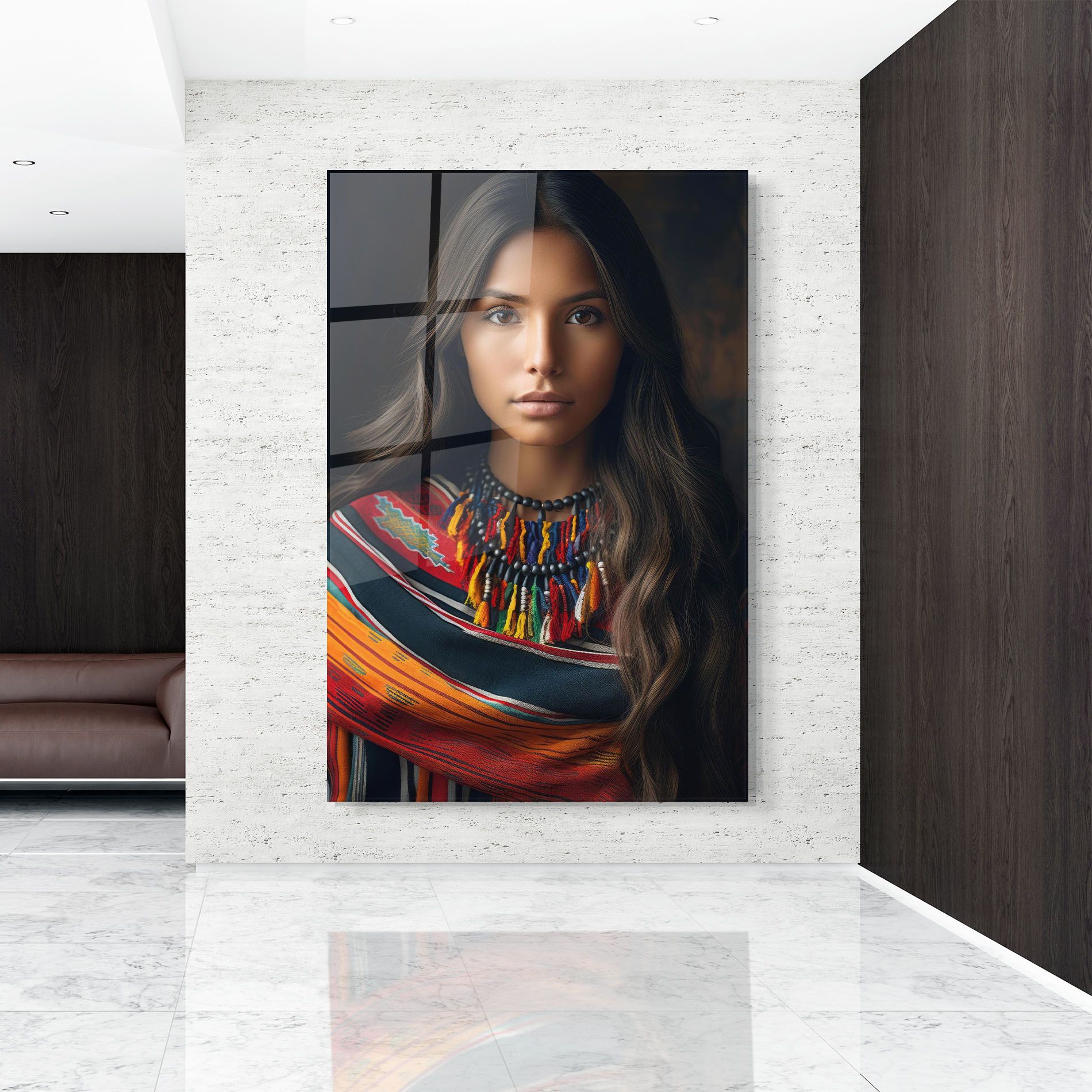 Colorful Scarf mockup 9