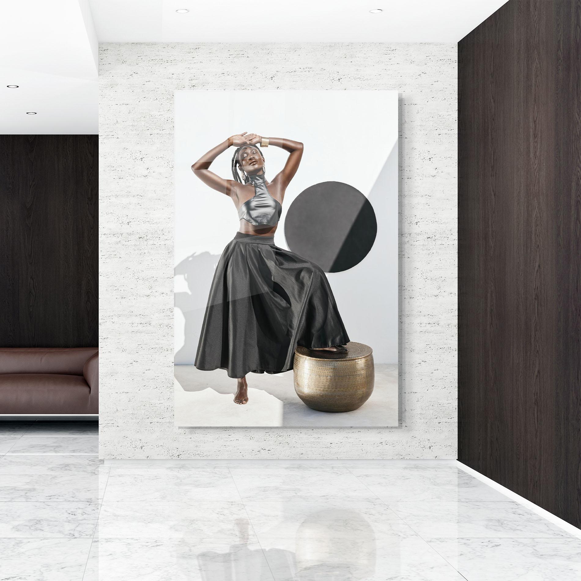 Üvegkép Confidence Queen mockup 9