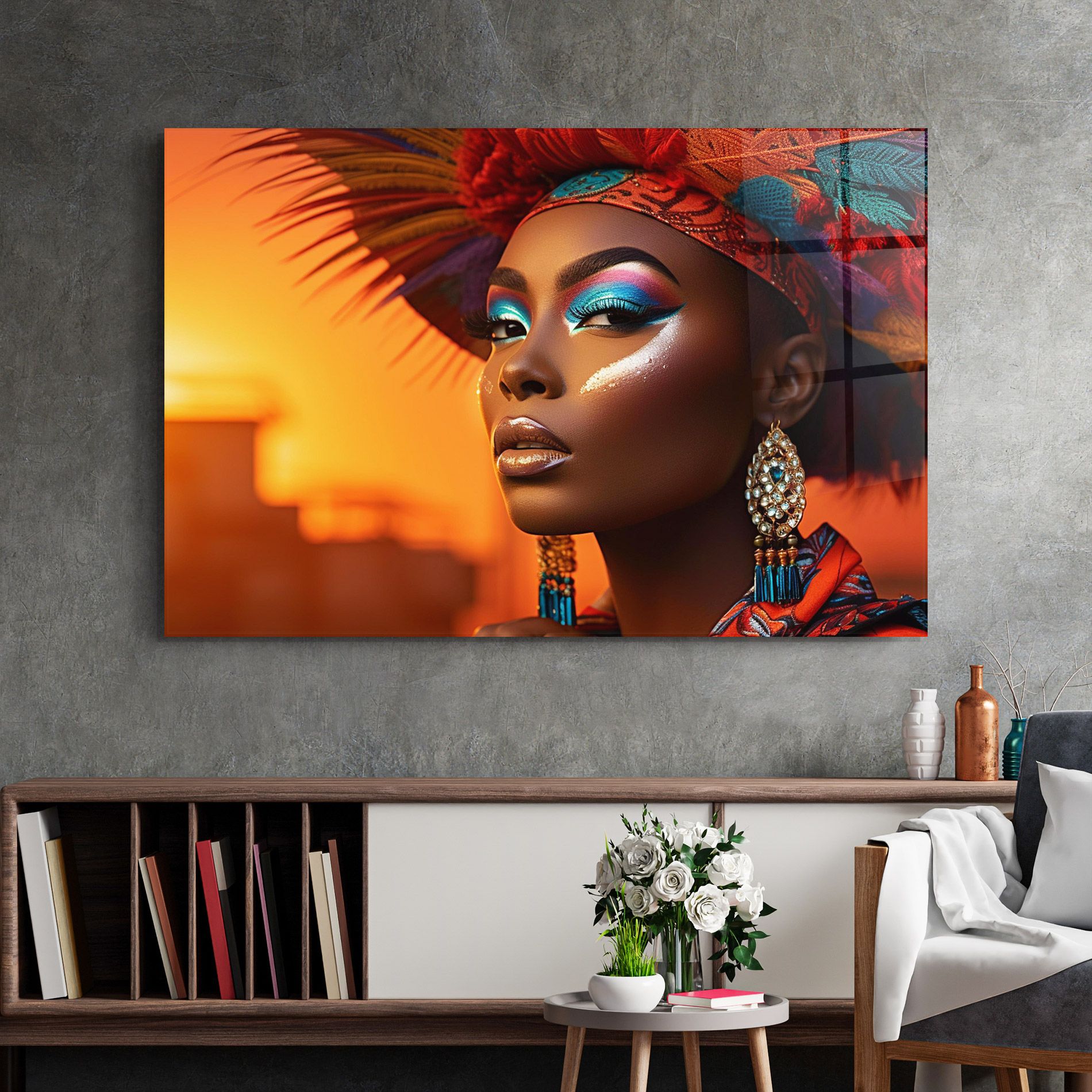 Elaborate Makeup Woman mockup 2