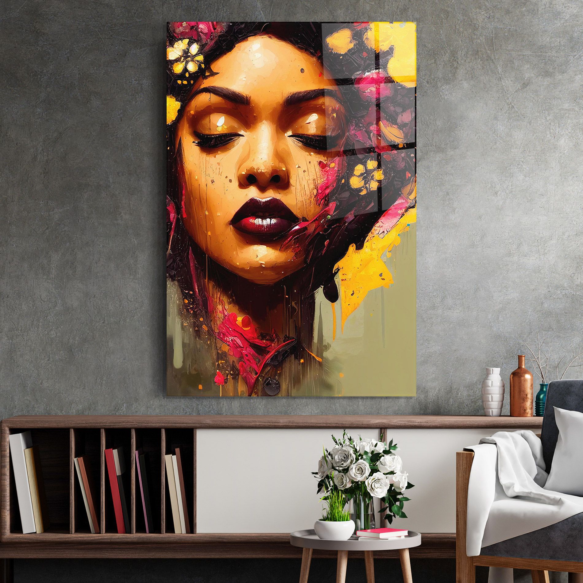 Ebony Woman mockup 2