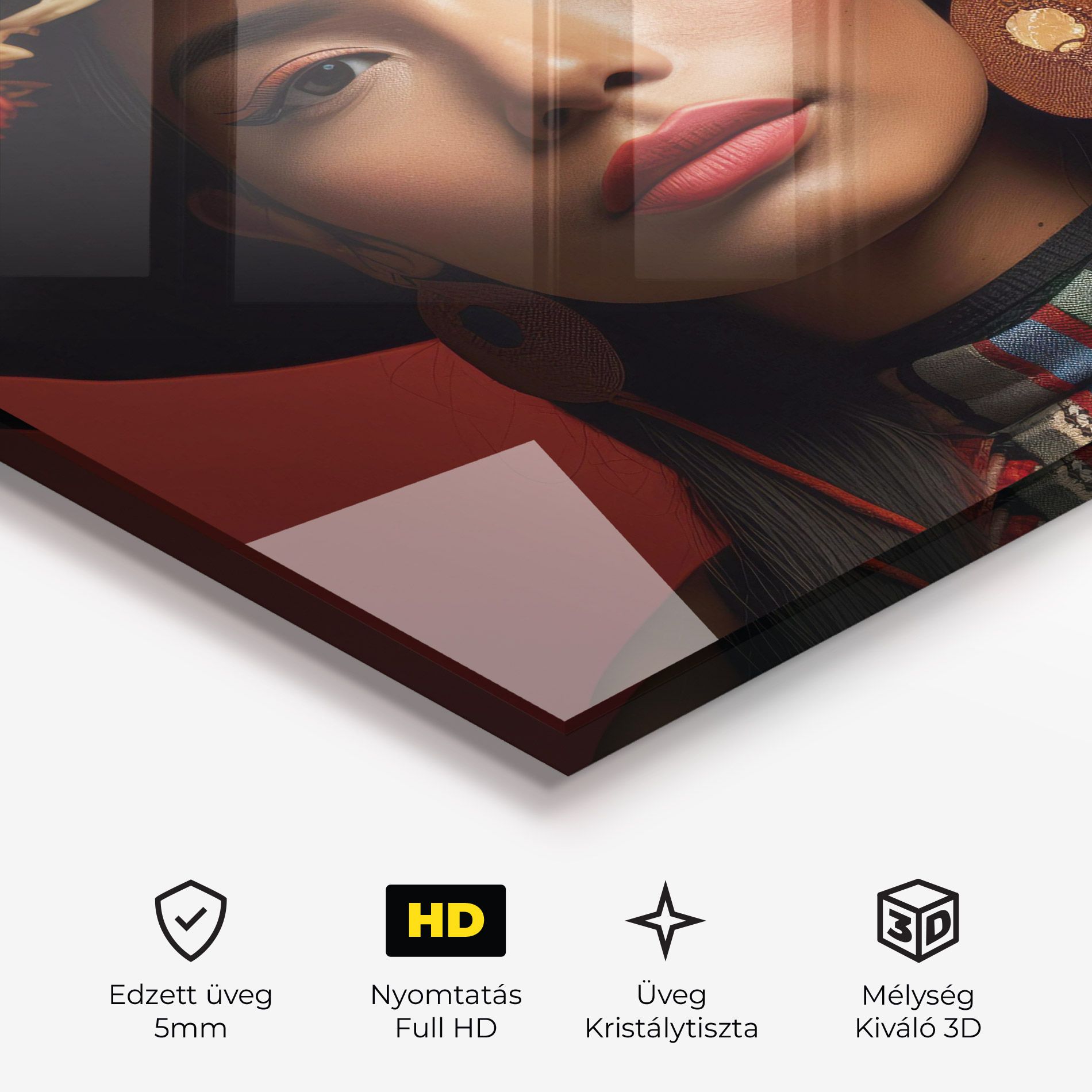 Colorful Flowers Hat mockup 3