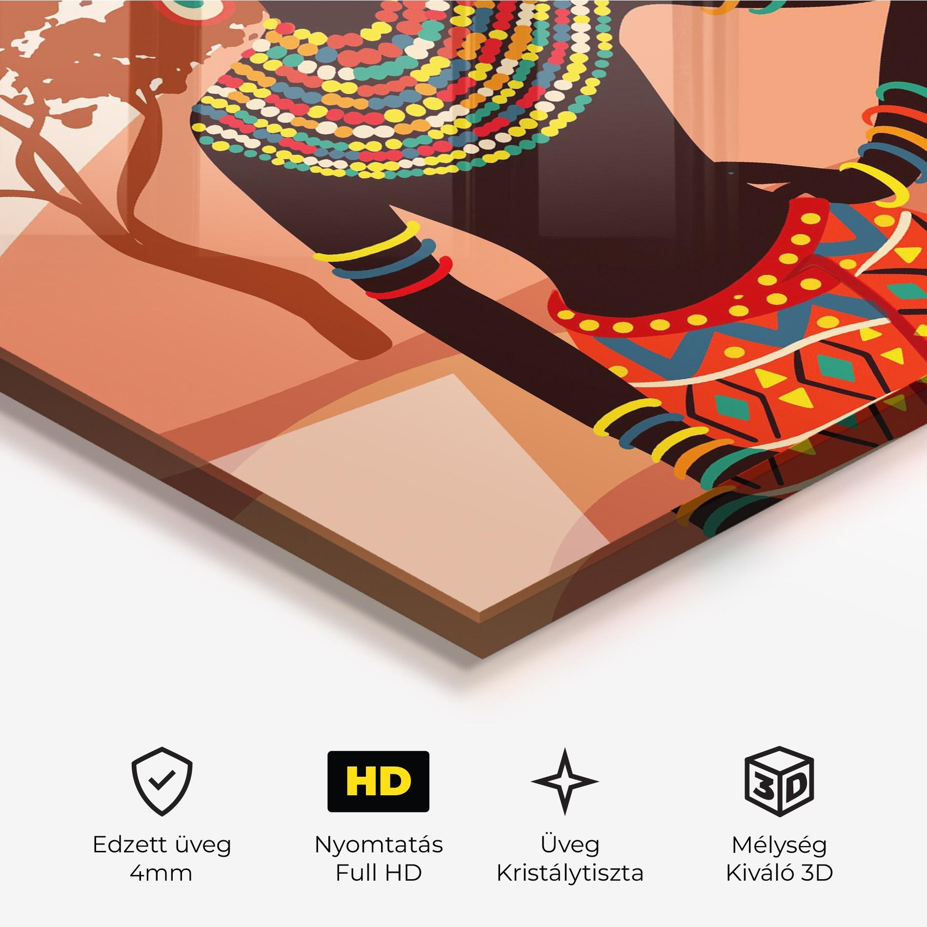 Üvegkép Traditional Clothes mockup 3