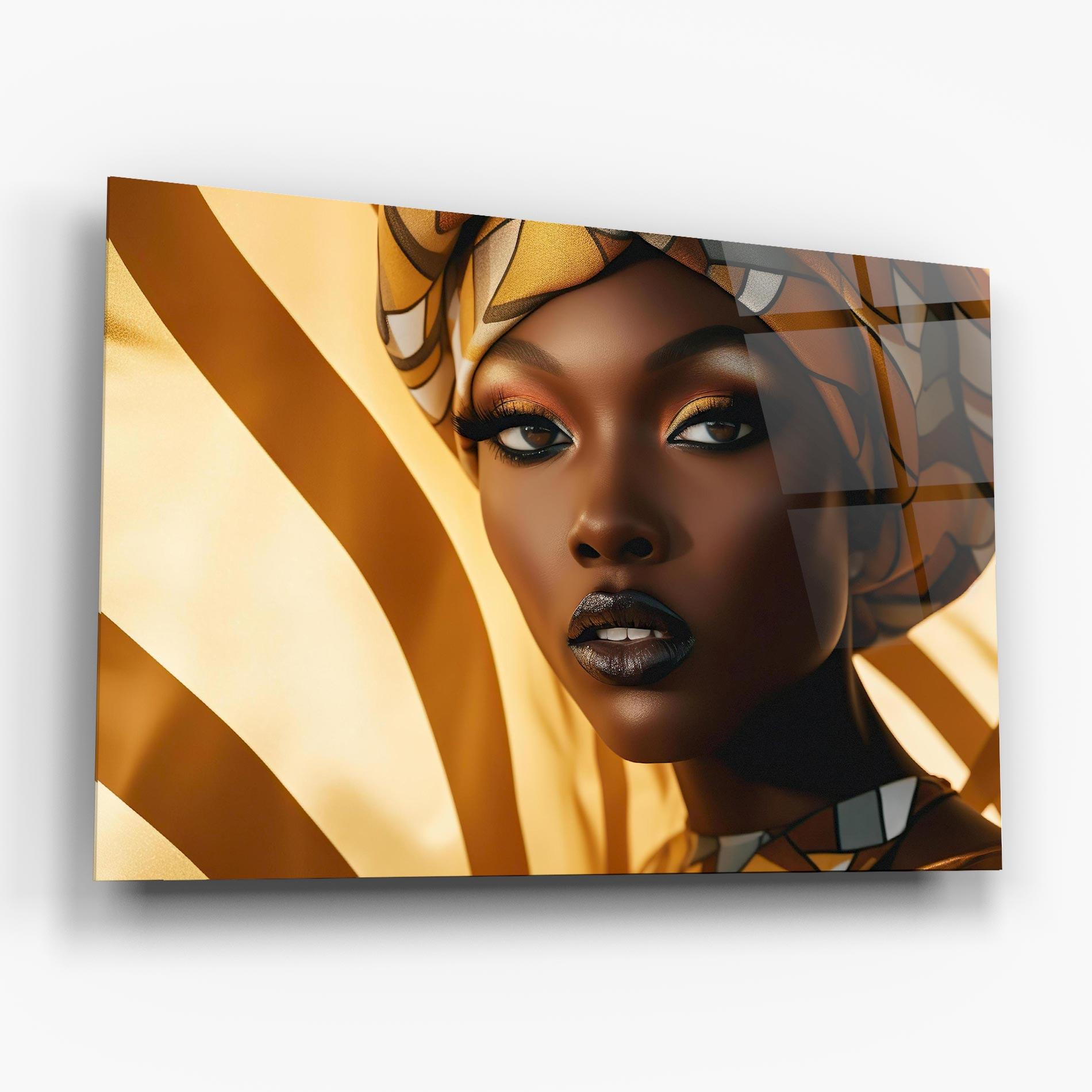 Üvegkép Fashion African Woman mockup 6