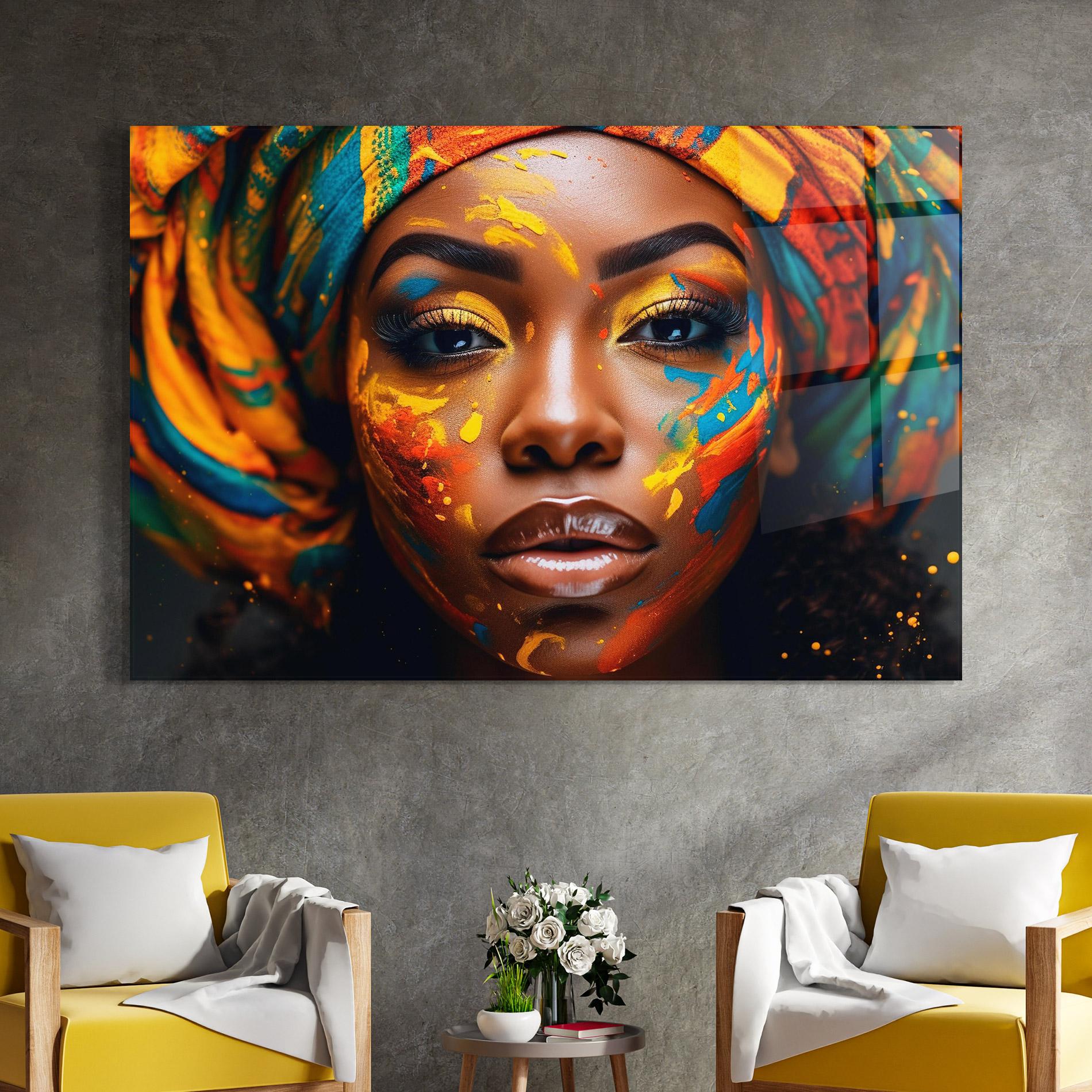 Üvegkép Creative Makeup Art mockup 4