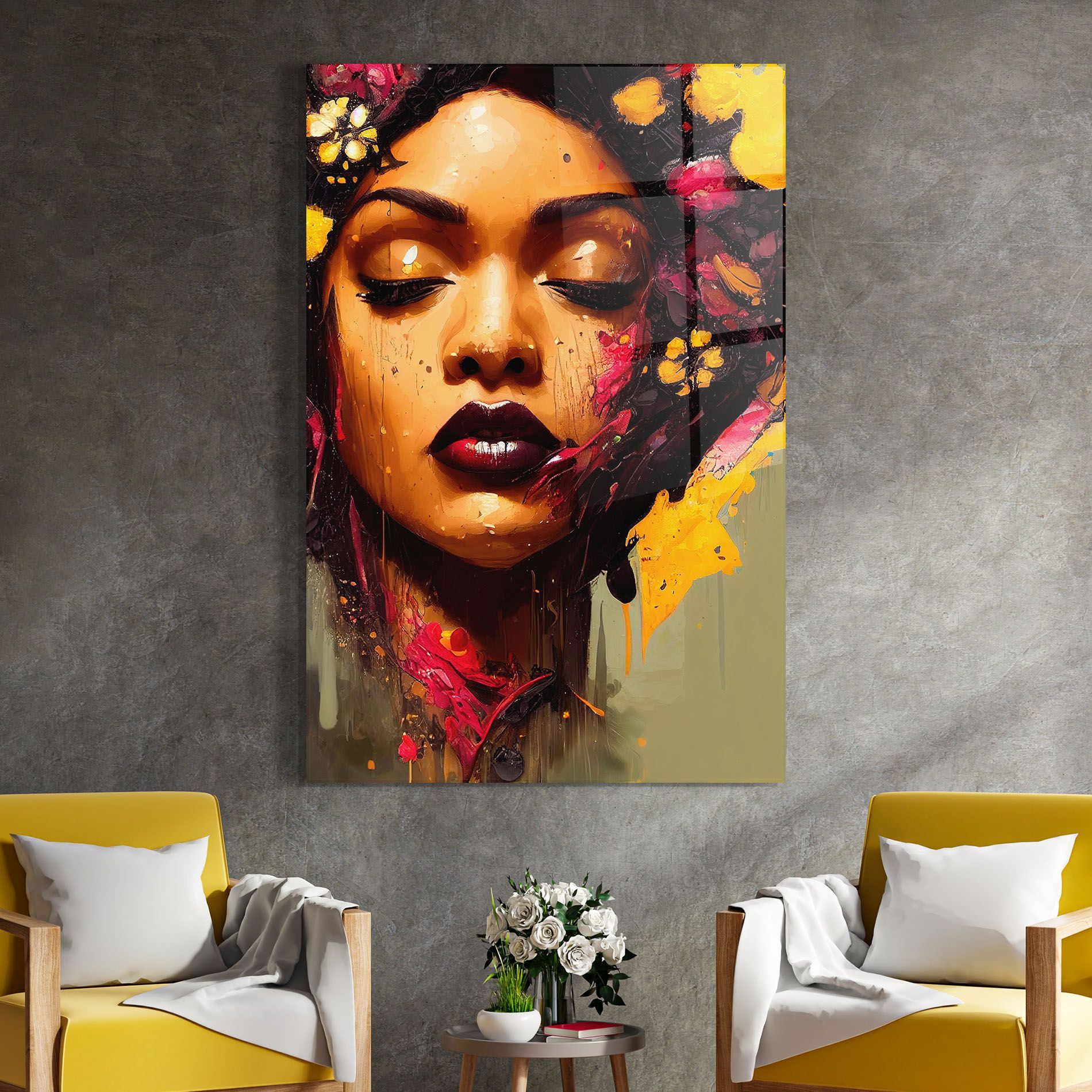 Ebony Woman mockup 4