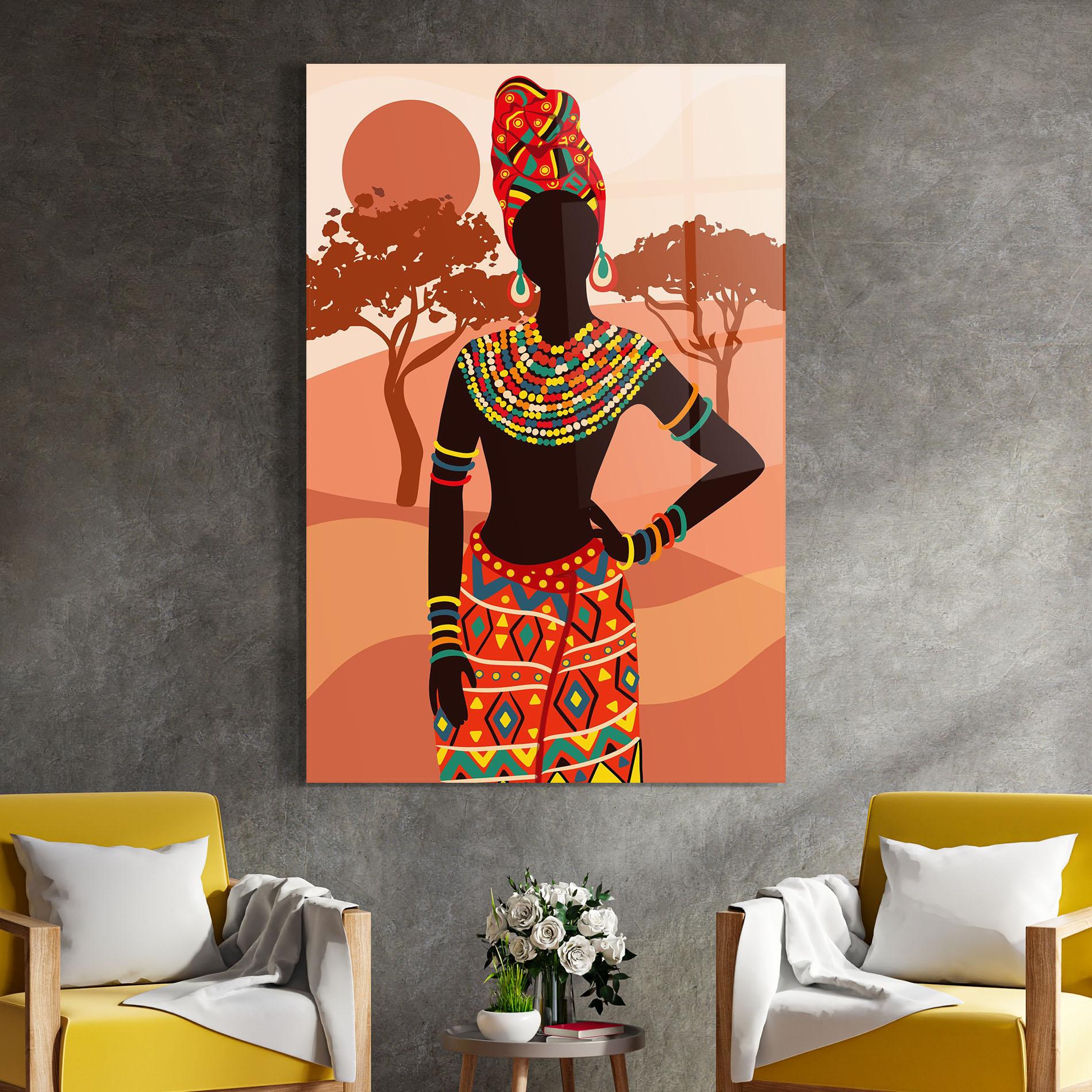 Üvegkép Traditional Clothes mockup 4