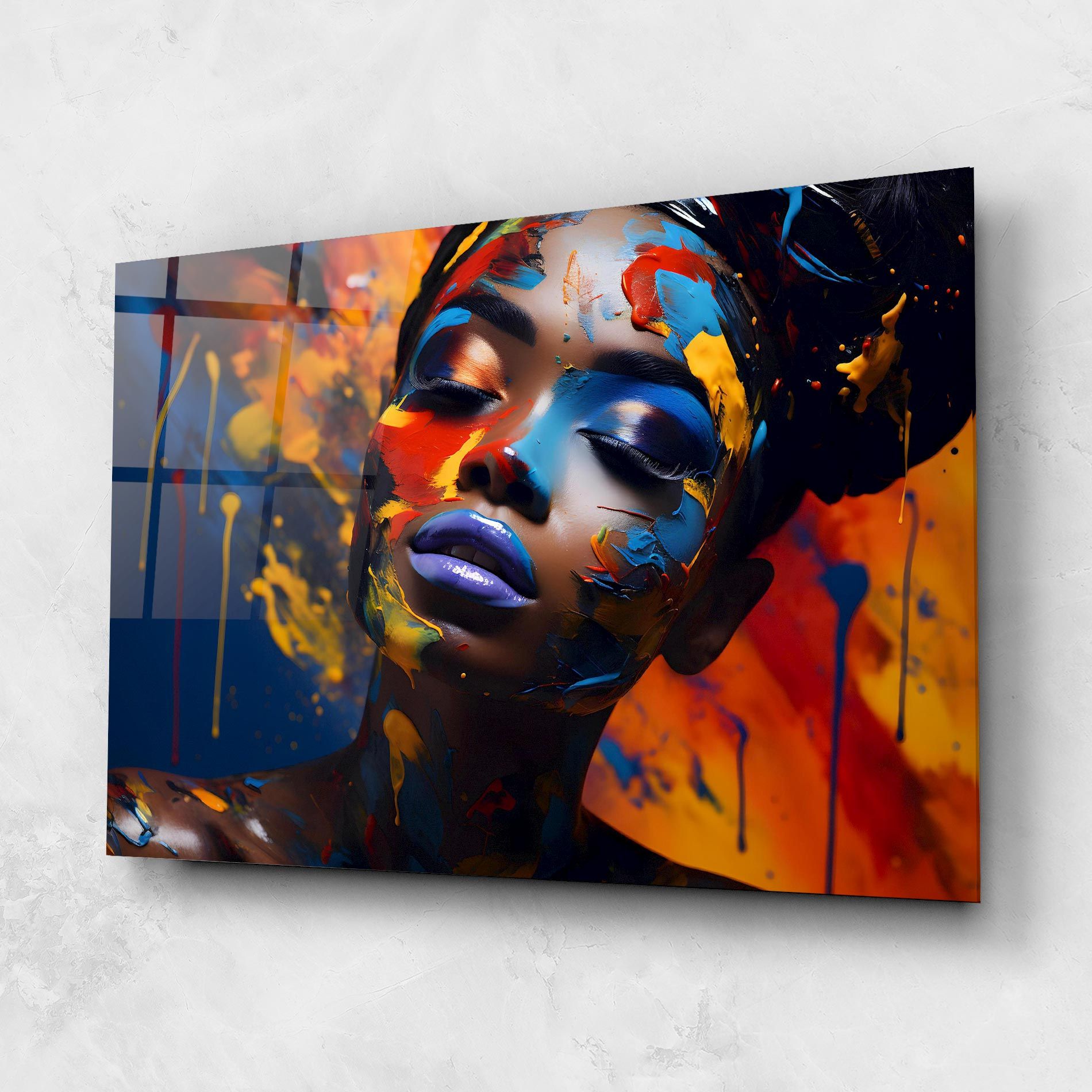 Color Splash African Woman mockup 1