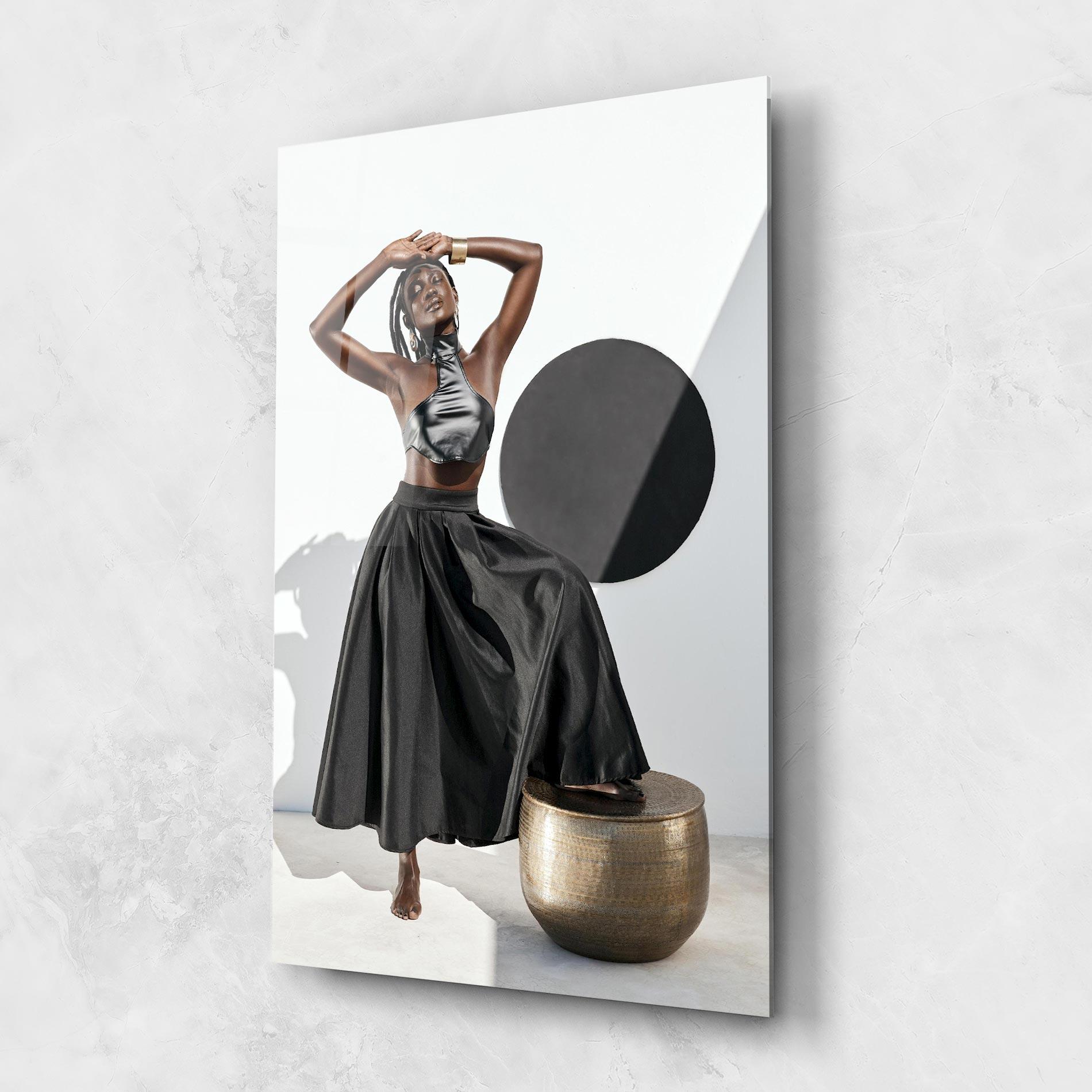 Üvegkép Confidence Queen mockup 1