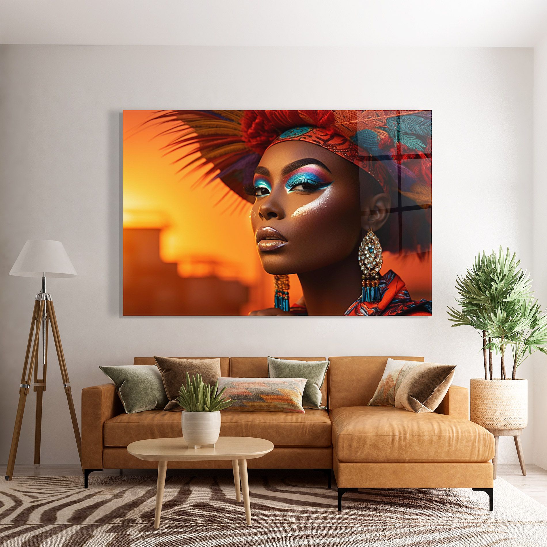 Elaborate Makeup Woman mockup 7