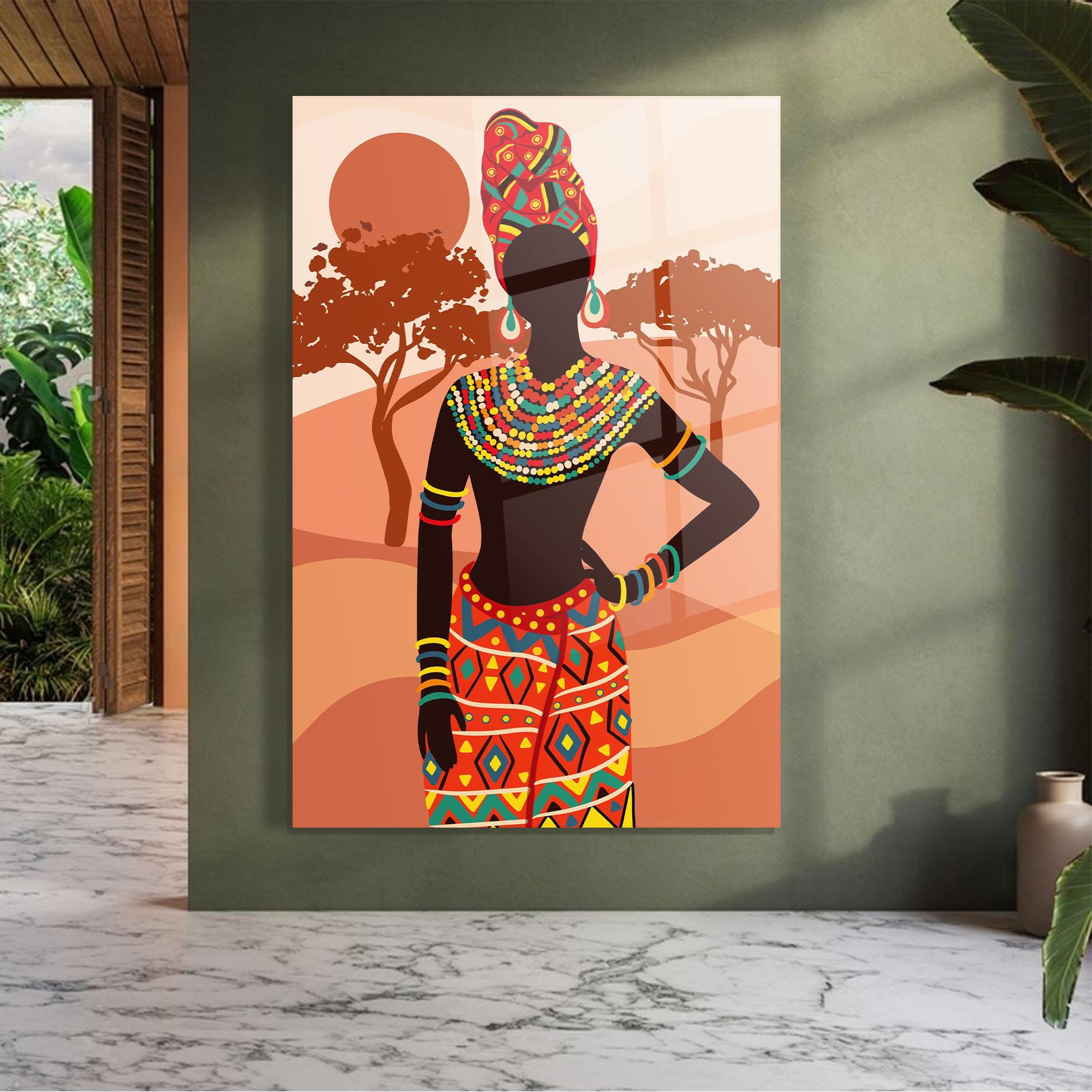 Üvegkép Traditional Clothes mockup 7