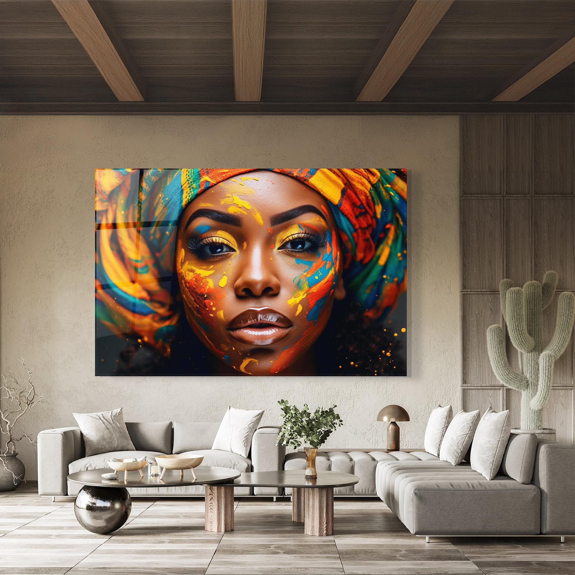 Üvegkép Creative Makeup Art mockup 8