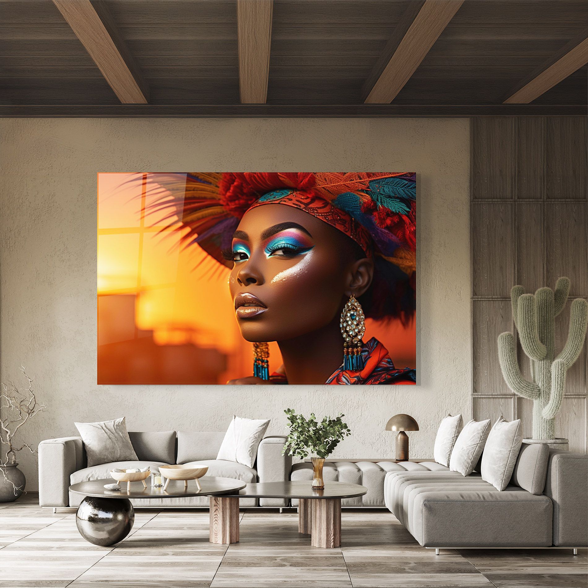 Elaborate Makeup Woman mockup 8