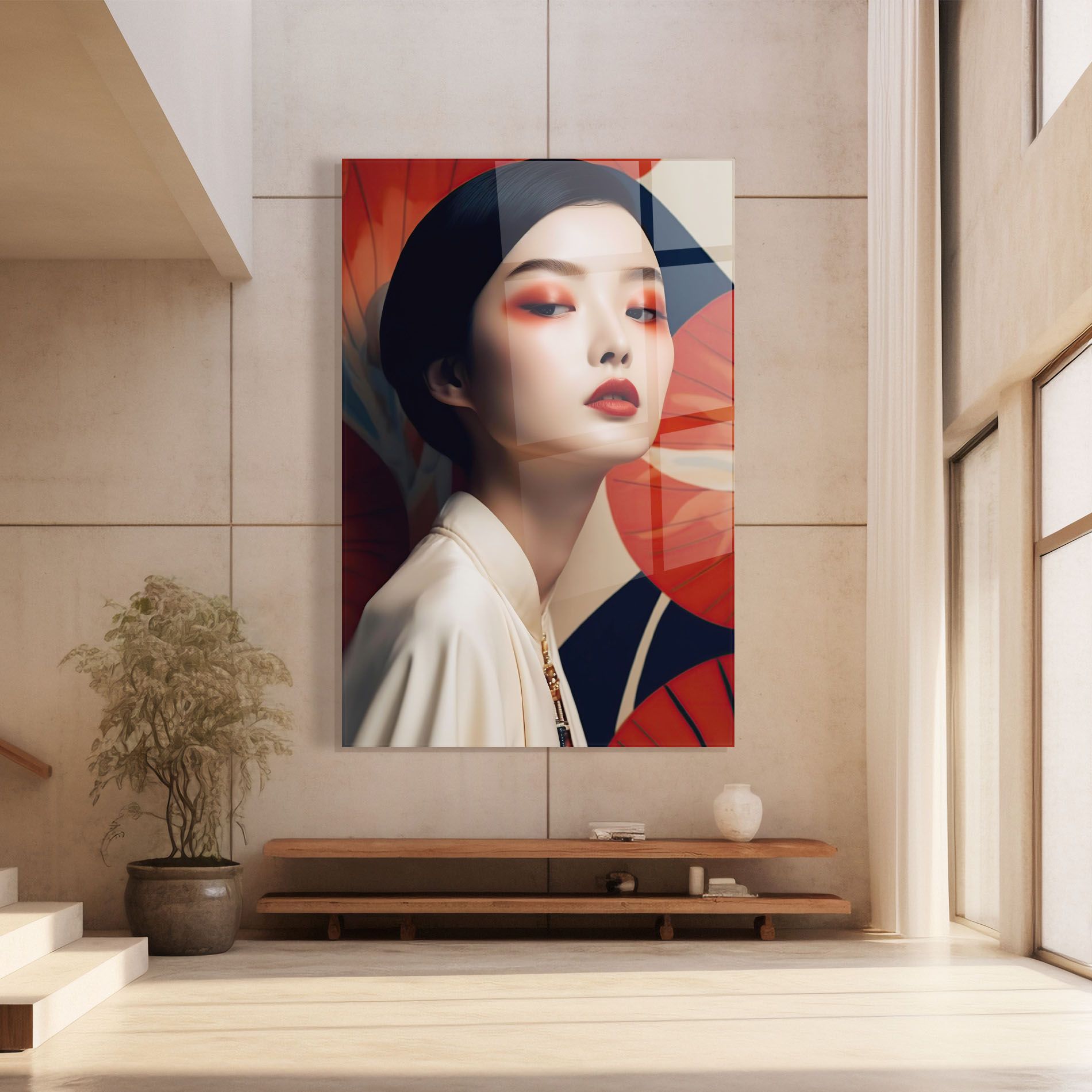 Asiatic Red Lips mockup 8