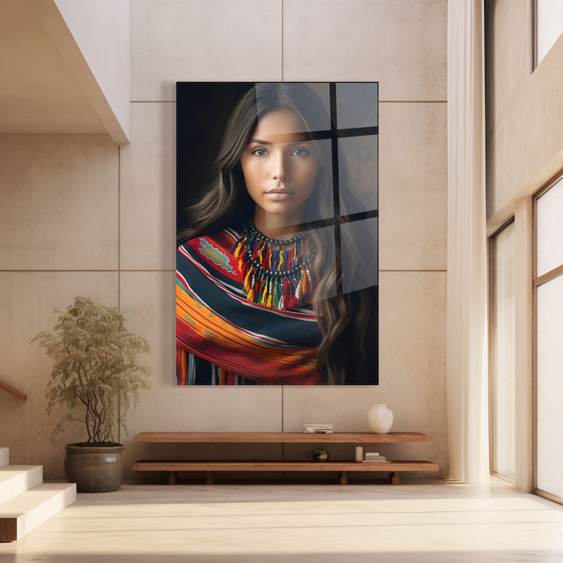 Colorful Scarf mockup 8