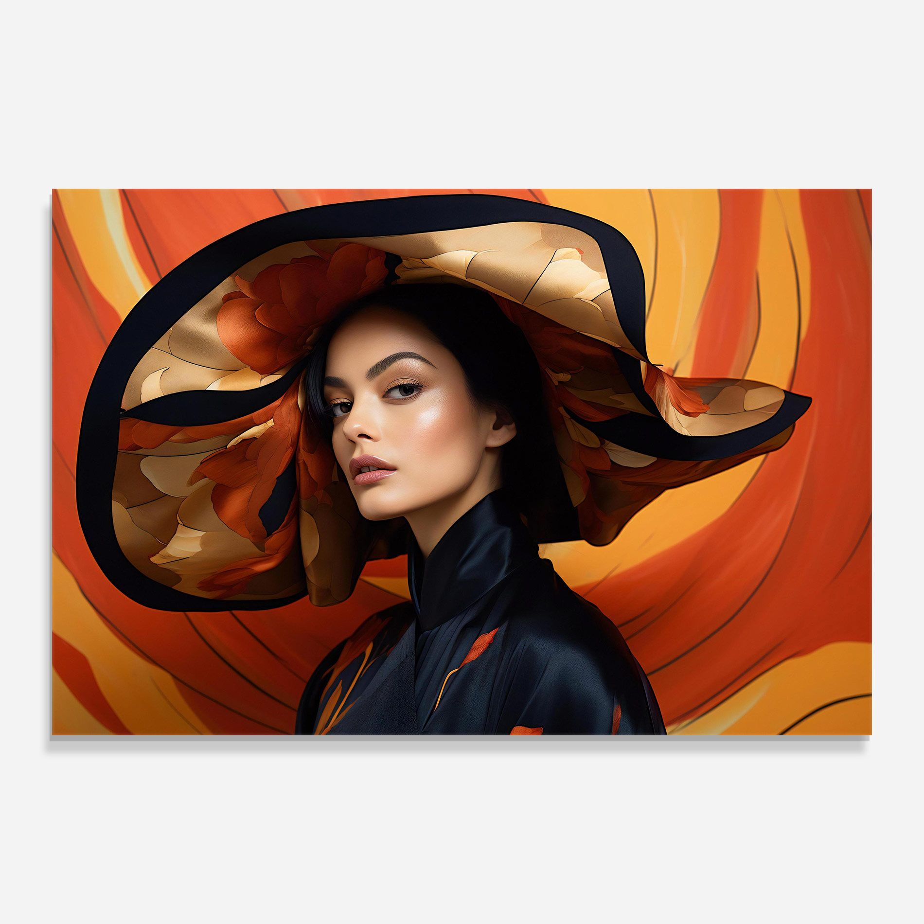 Elegant Hat Woman mockup 0