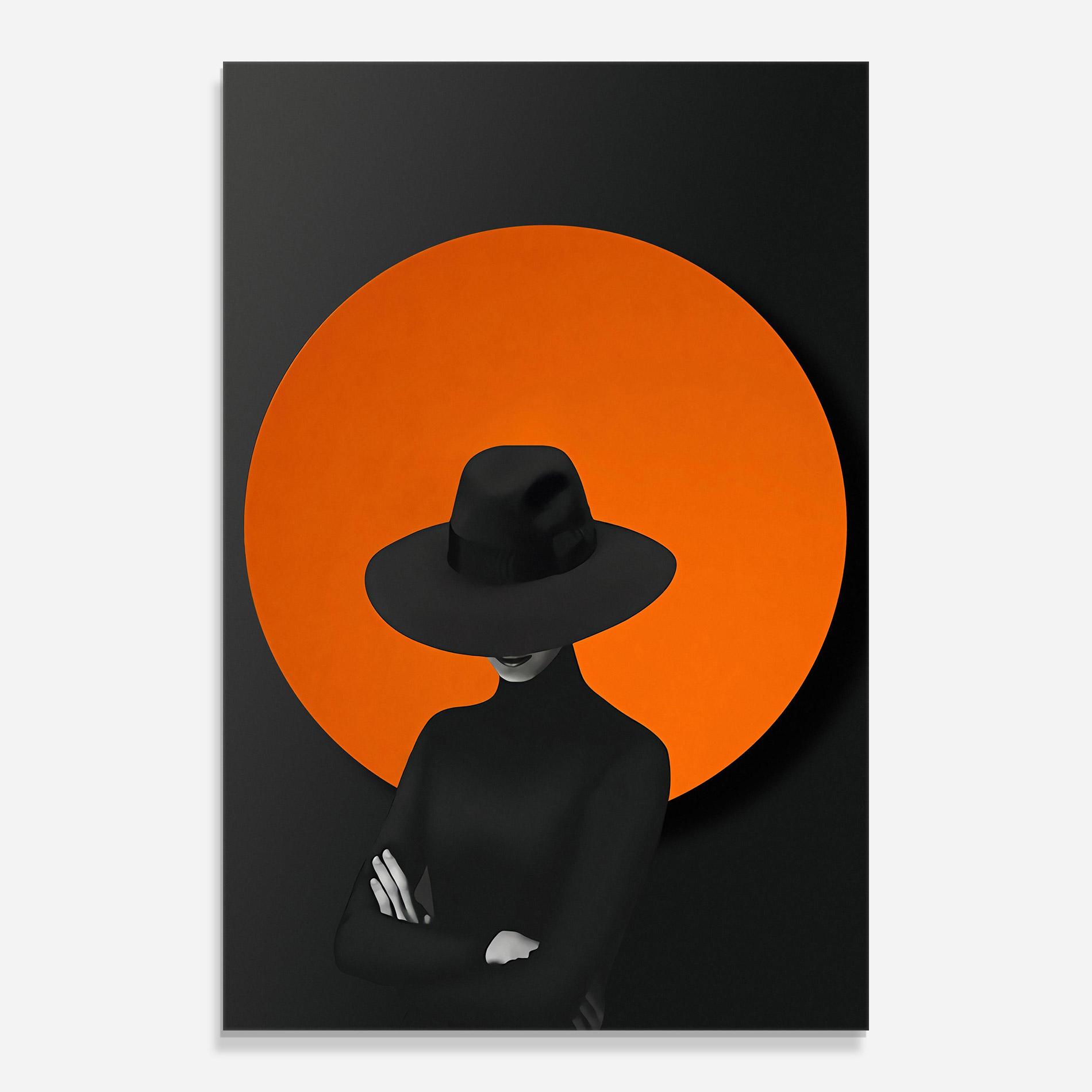 Üvegkép Black Fashion mockup 0