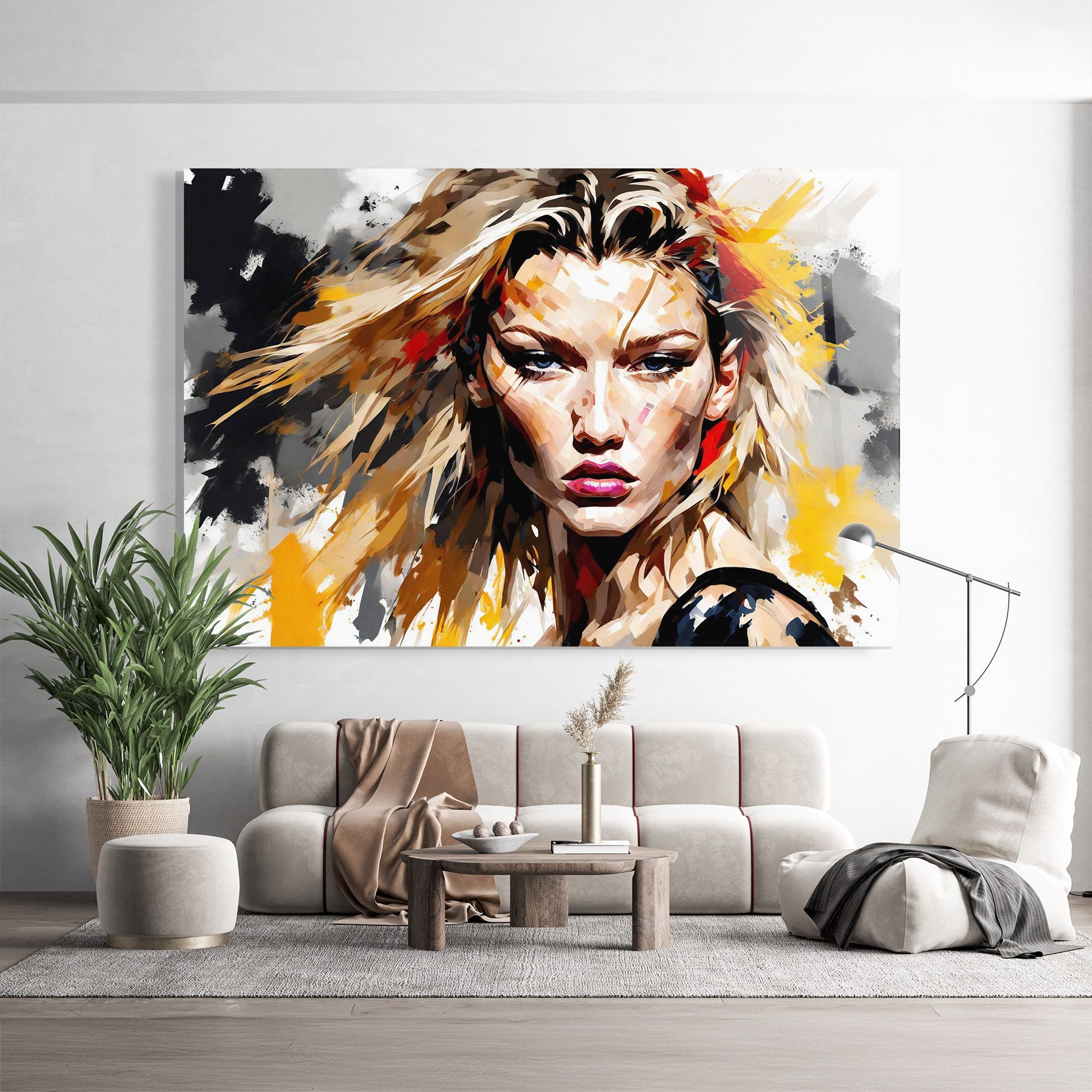 Blond Hair Splash mockup 9