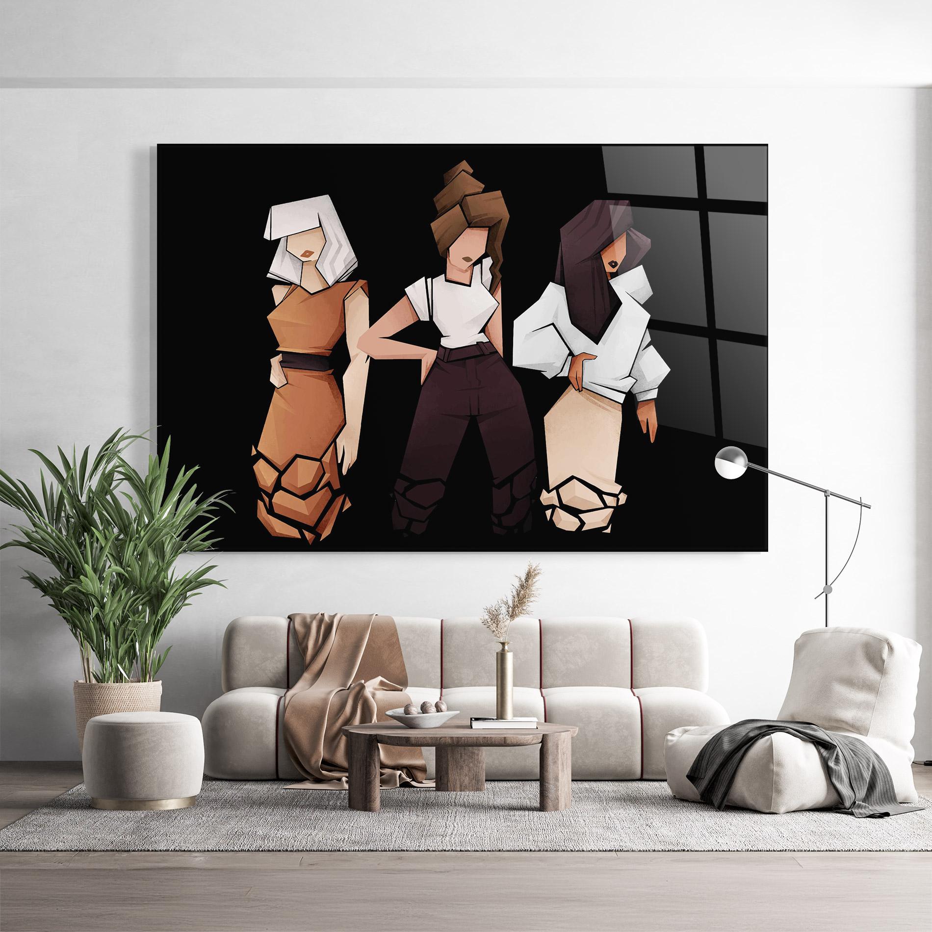 Üvegkép Bussines Women mockup 9