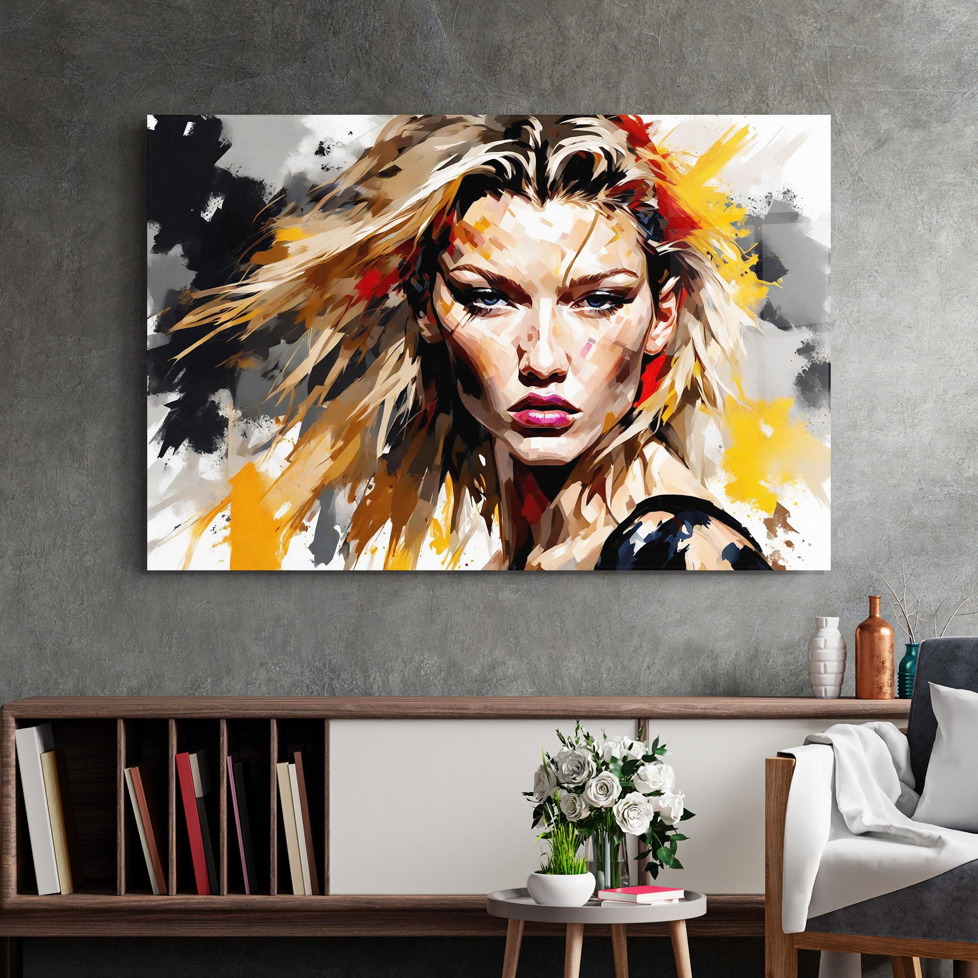 Blond Hair Splash mockup 2