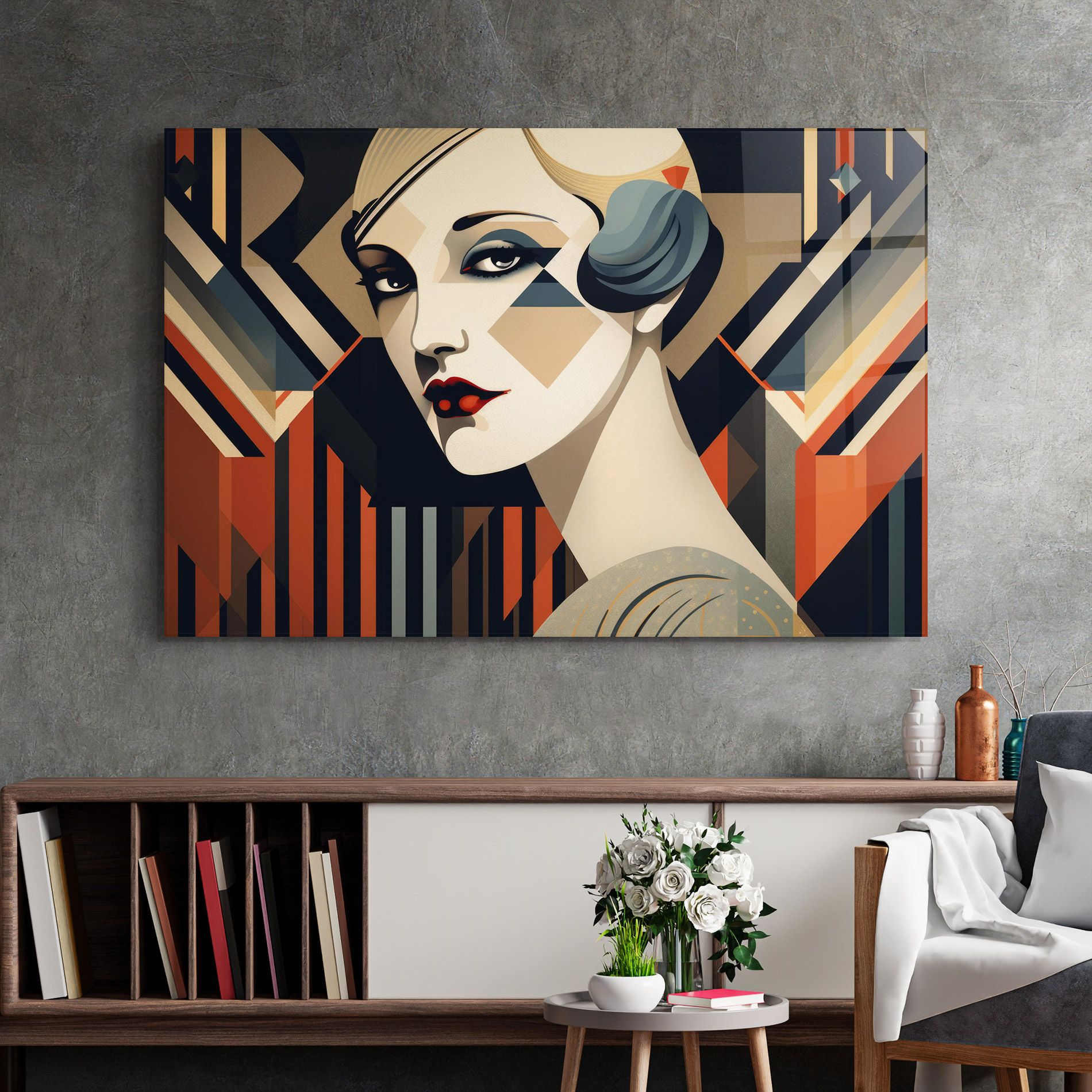 Elegant Portrait Woman mockup 2