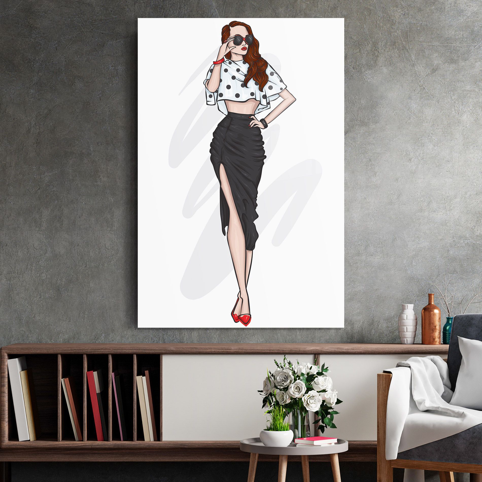 Black Skirt Diva mockup 2