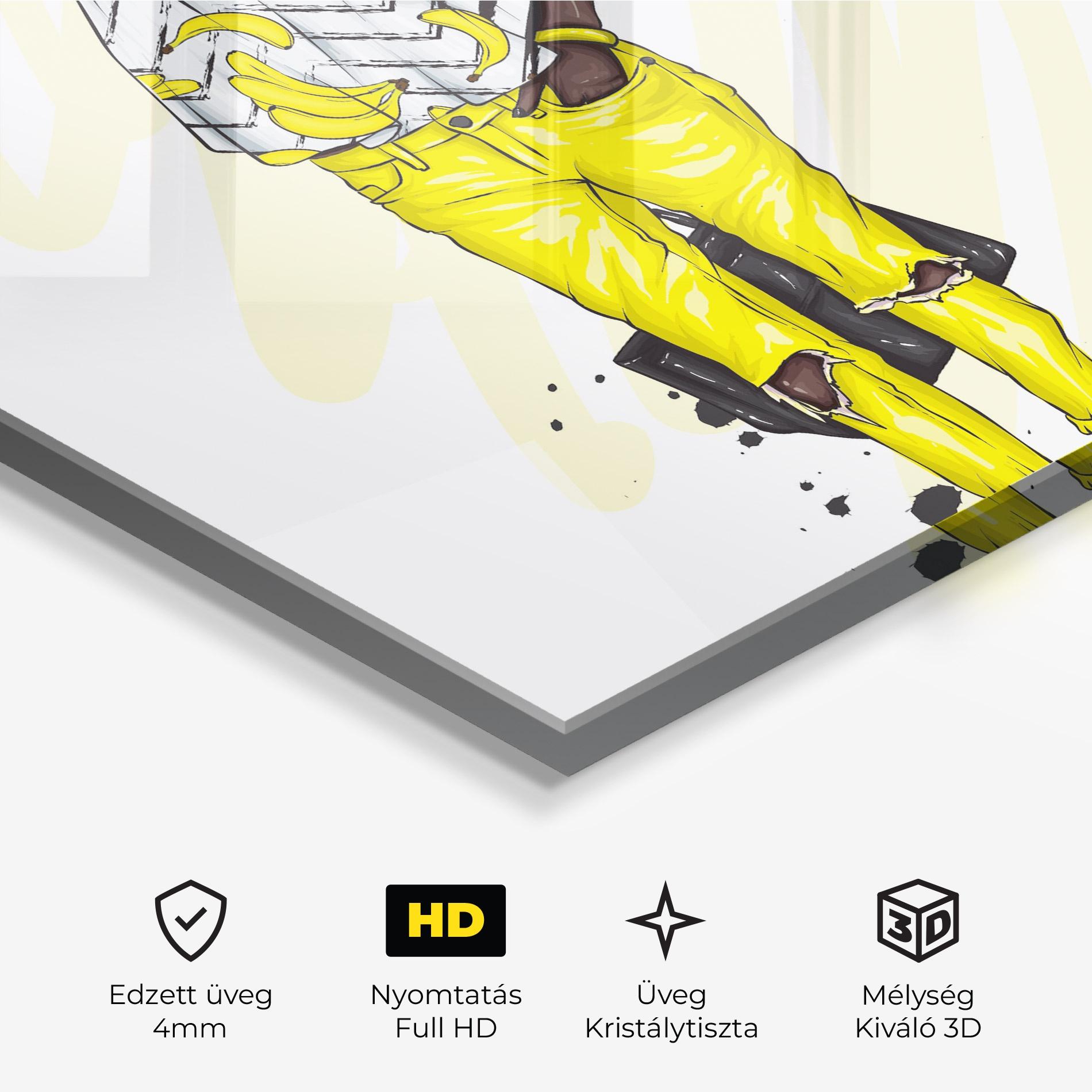 Üvegkép Banana Blouse mockup 3