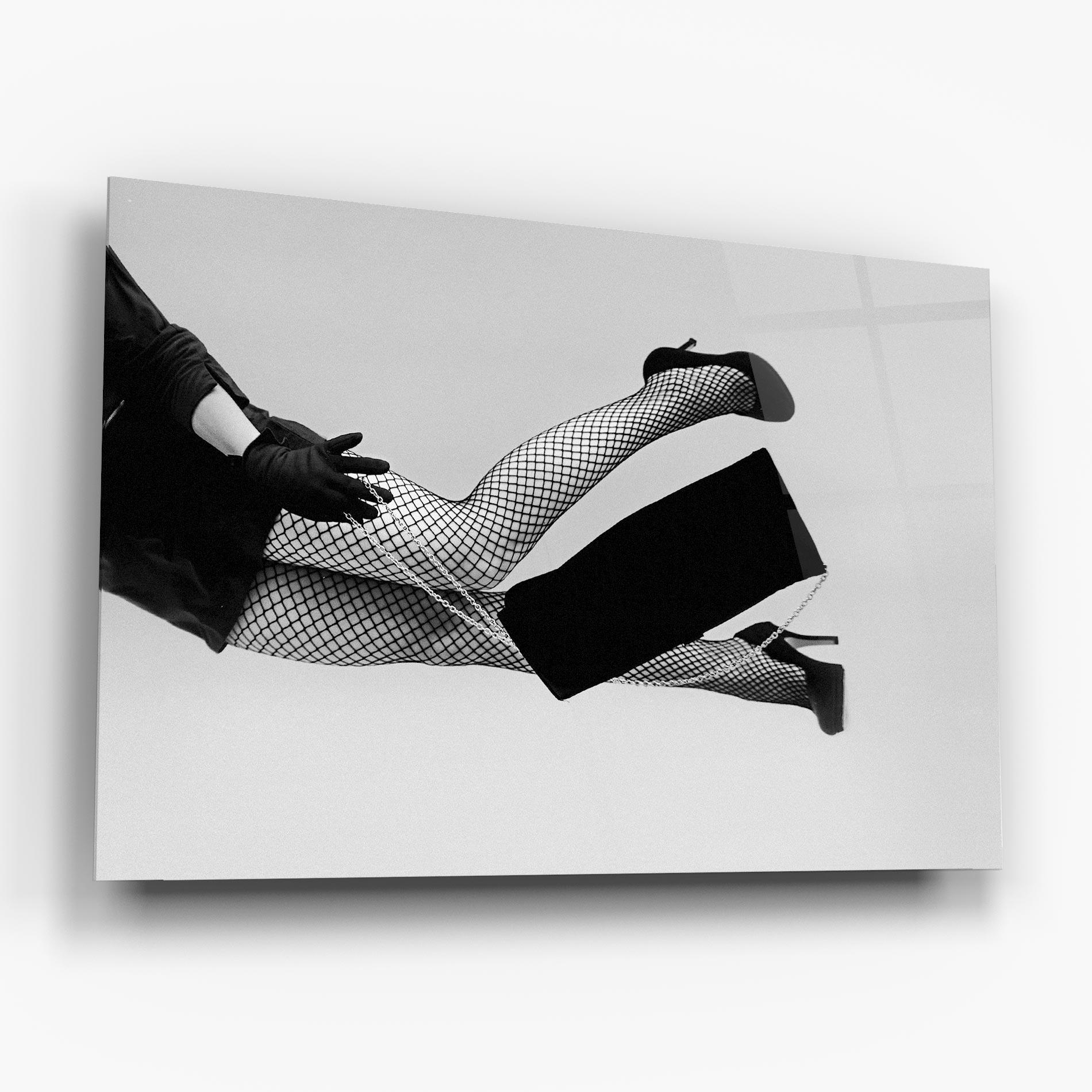 Üvegkép Black Outfit Woman mockup 6