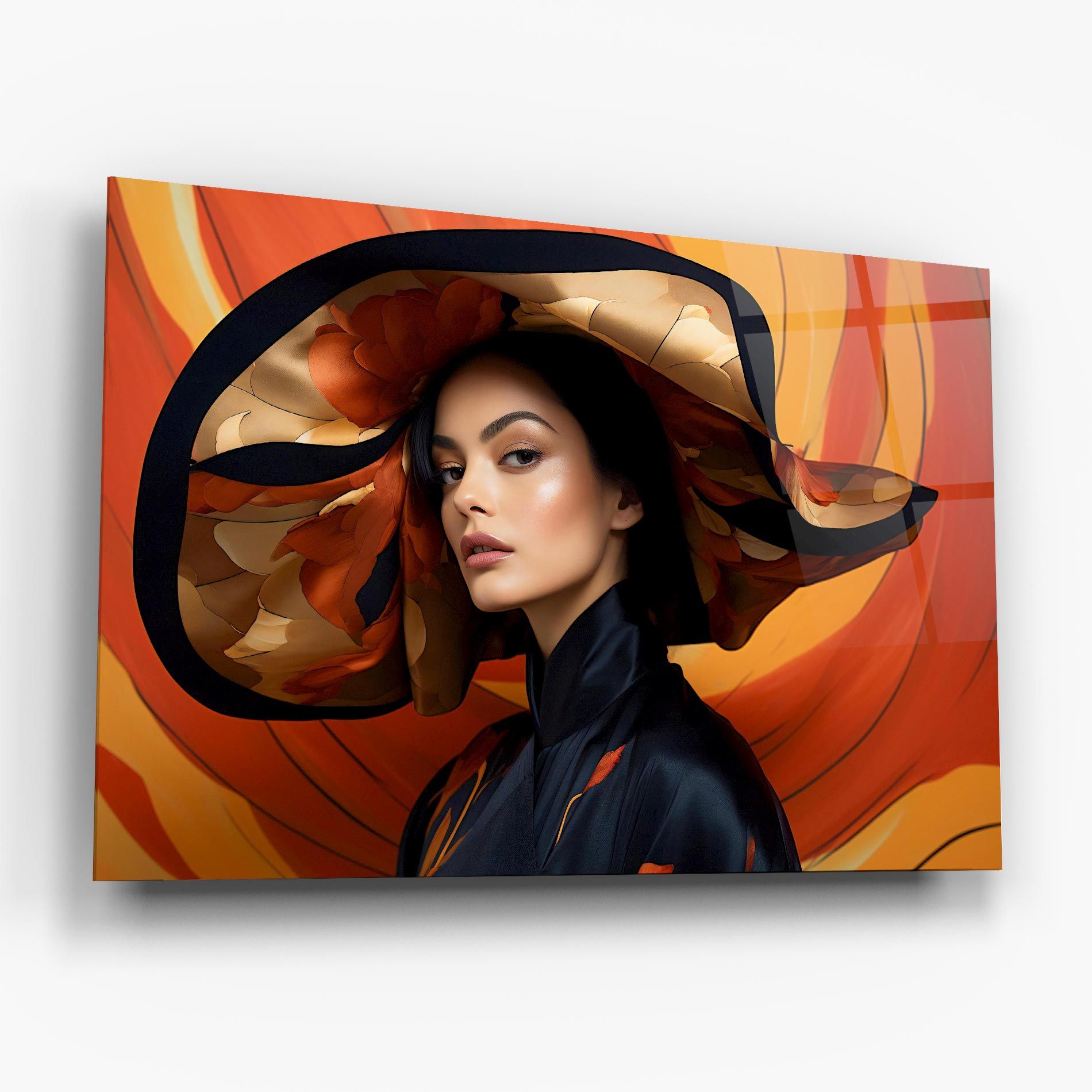 Elegant Hat Woman mockup 6