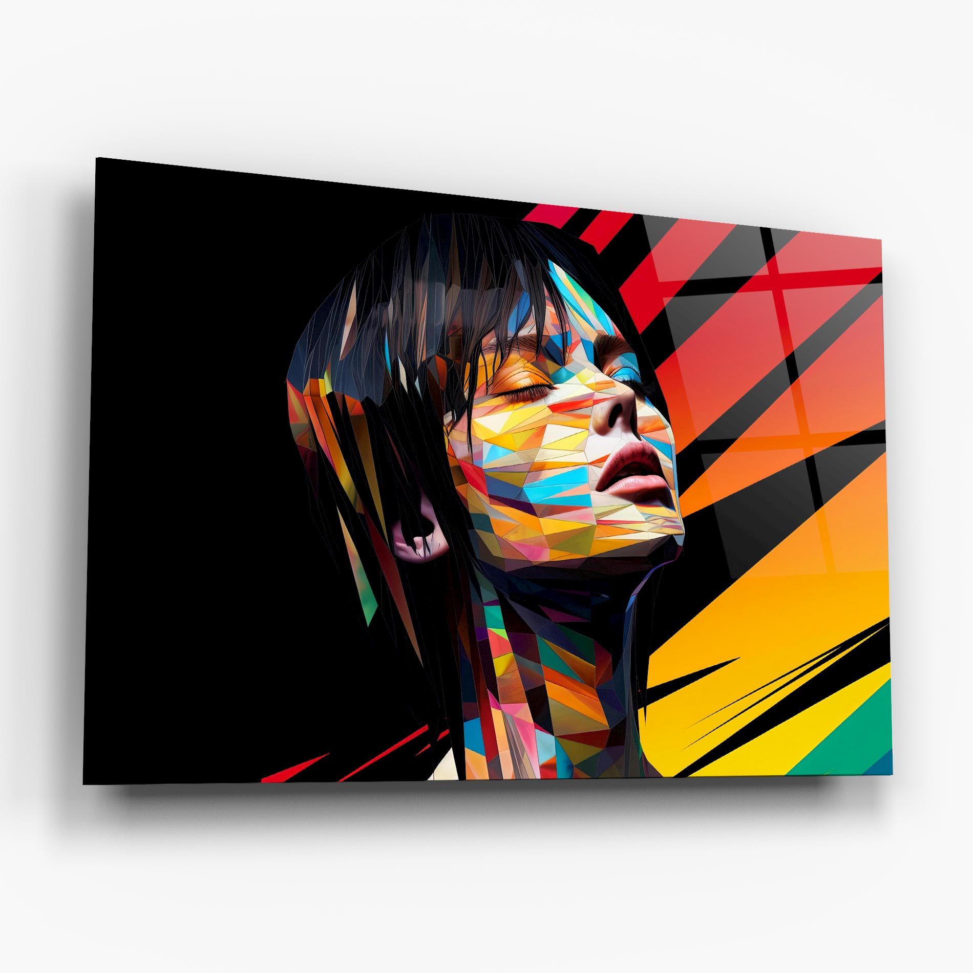 Glitchy Woman mockup 6