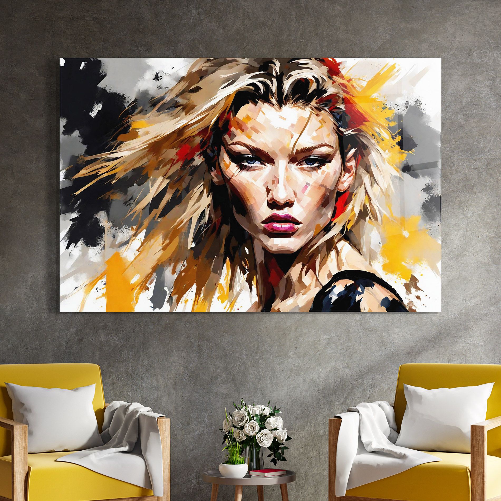 Blond Hair Splash mockup 4