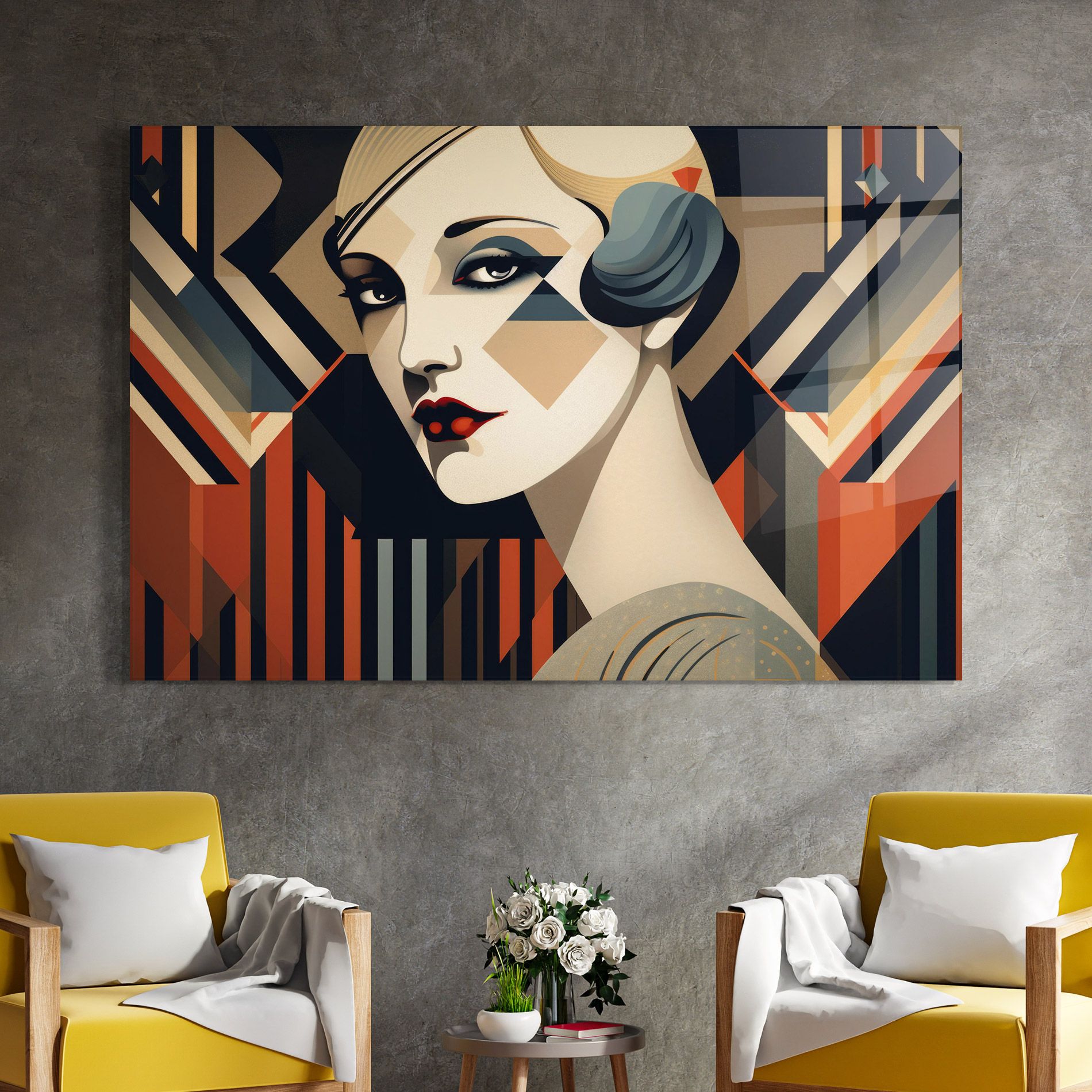 Elegant Portrait Woman mockup 4