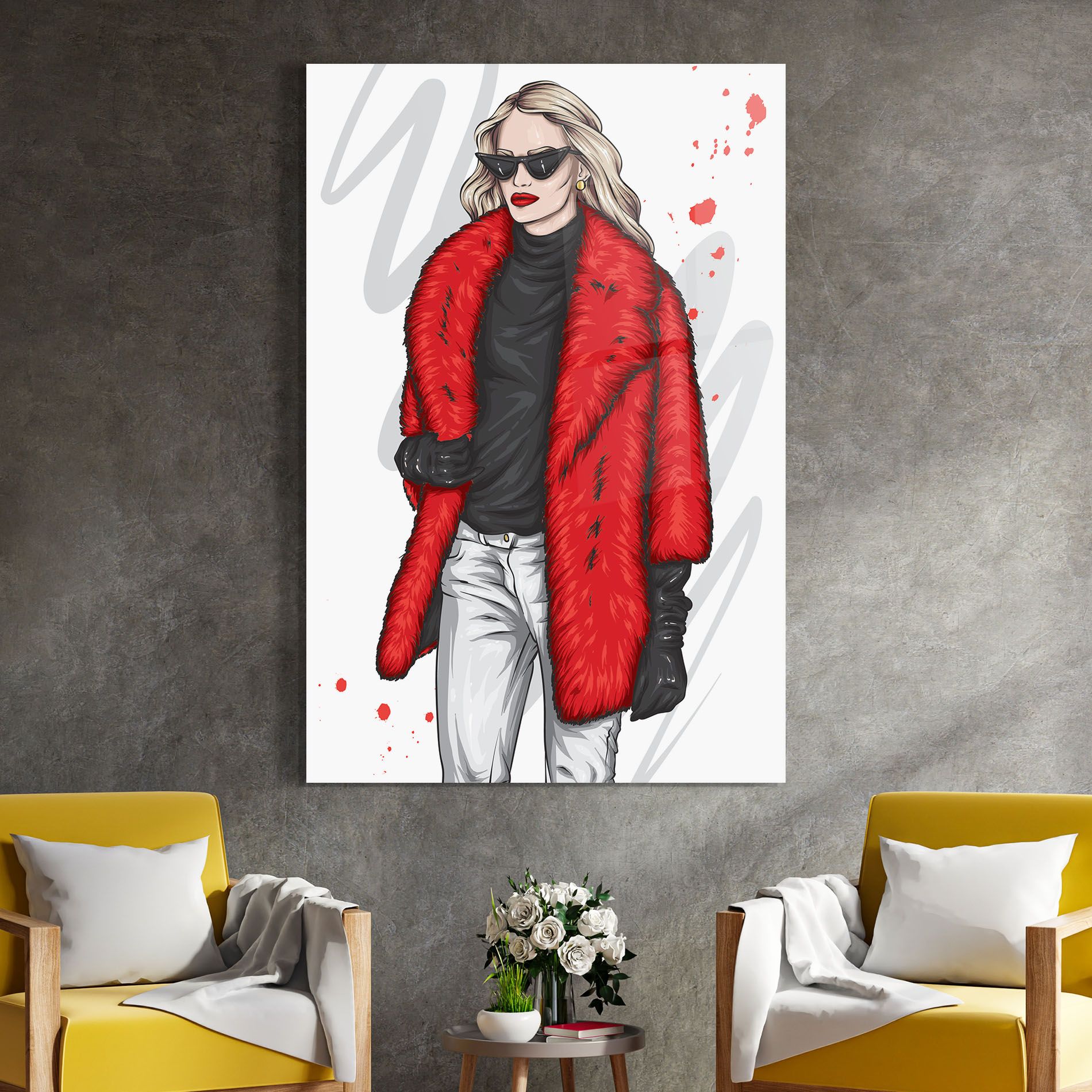 Black Blouse Woman mockup 4