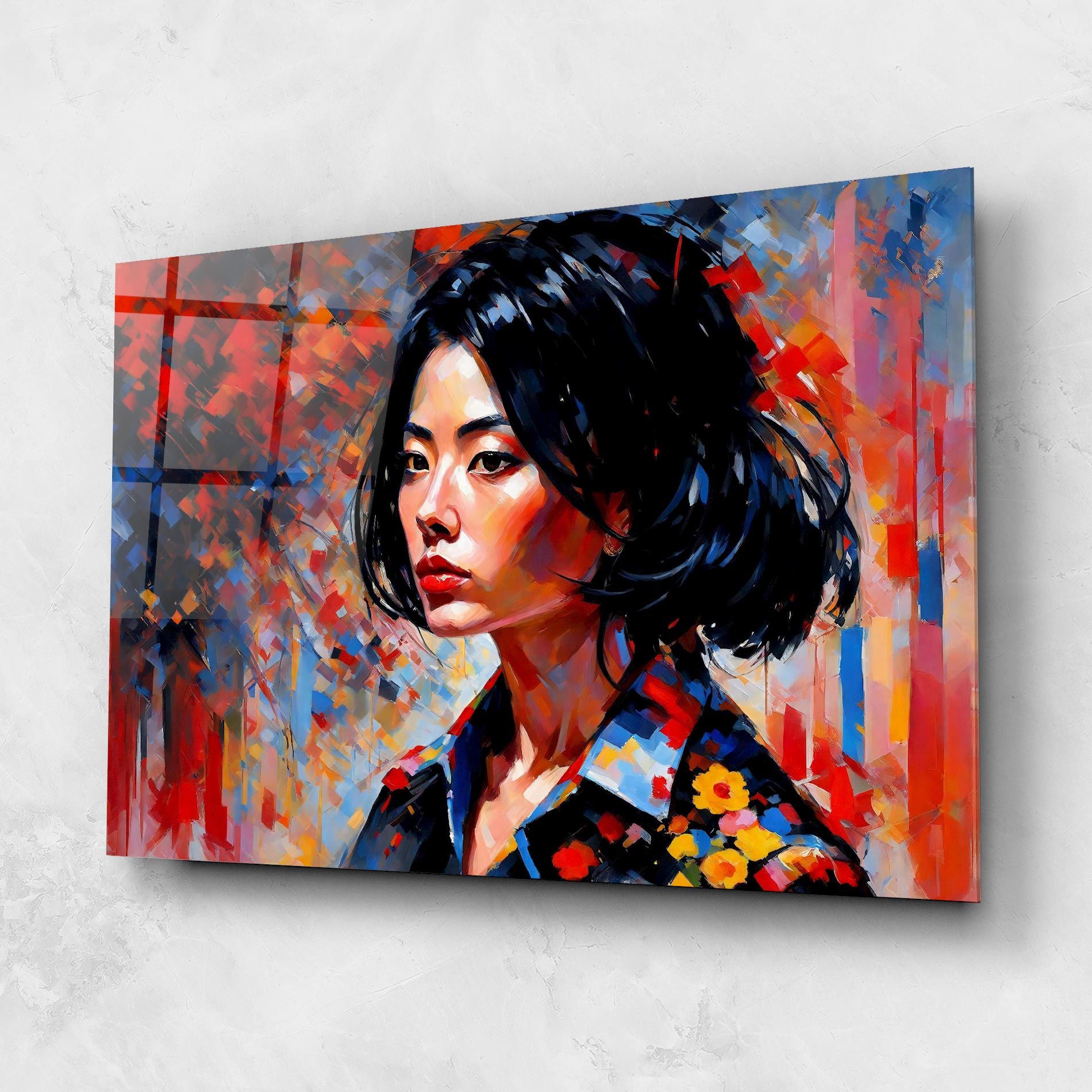 Beautiful Asian Woman mockup 1