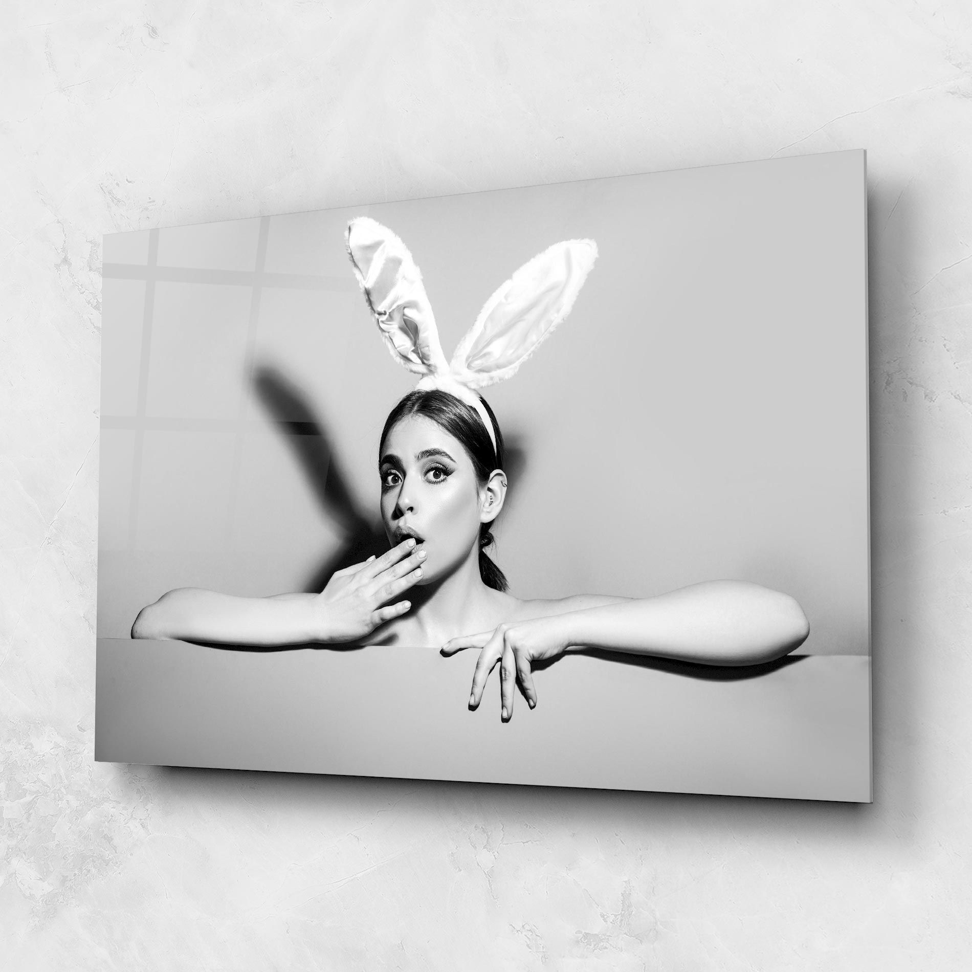 Bunny Ears Peeking mockup 1