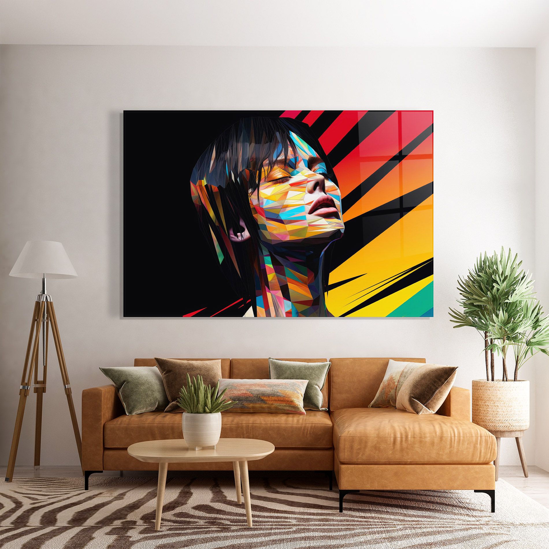 Glitchy Woman mockup 7