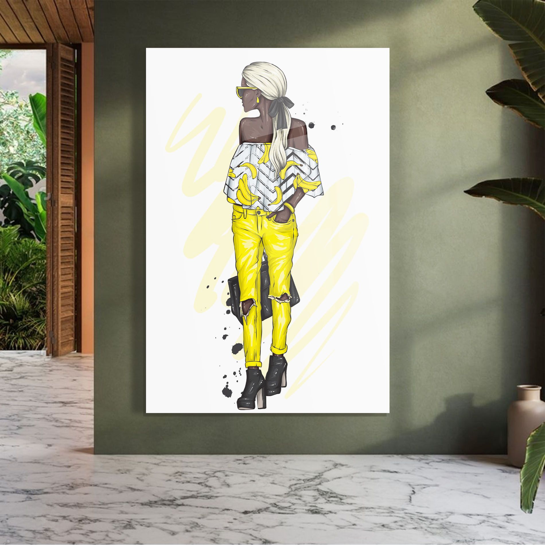 Banana Blouse mockup 7