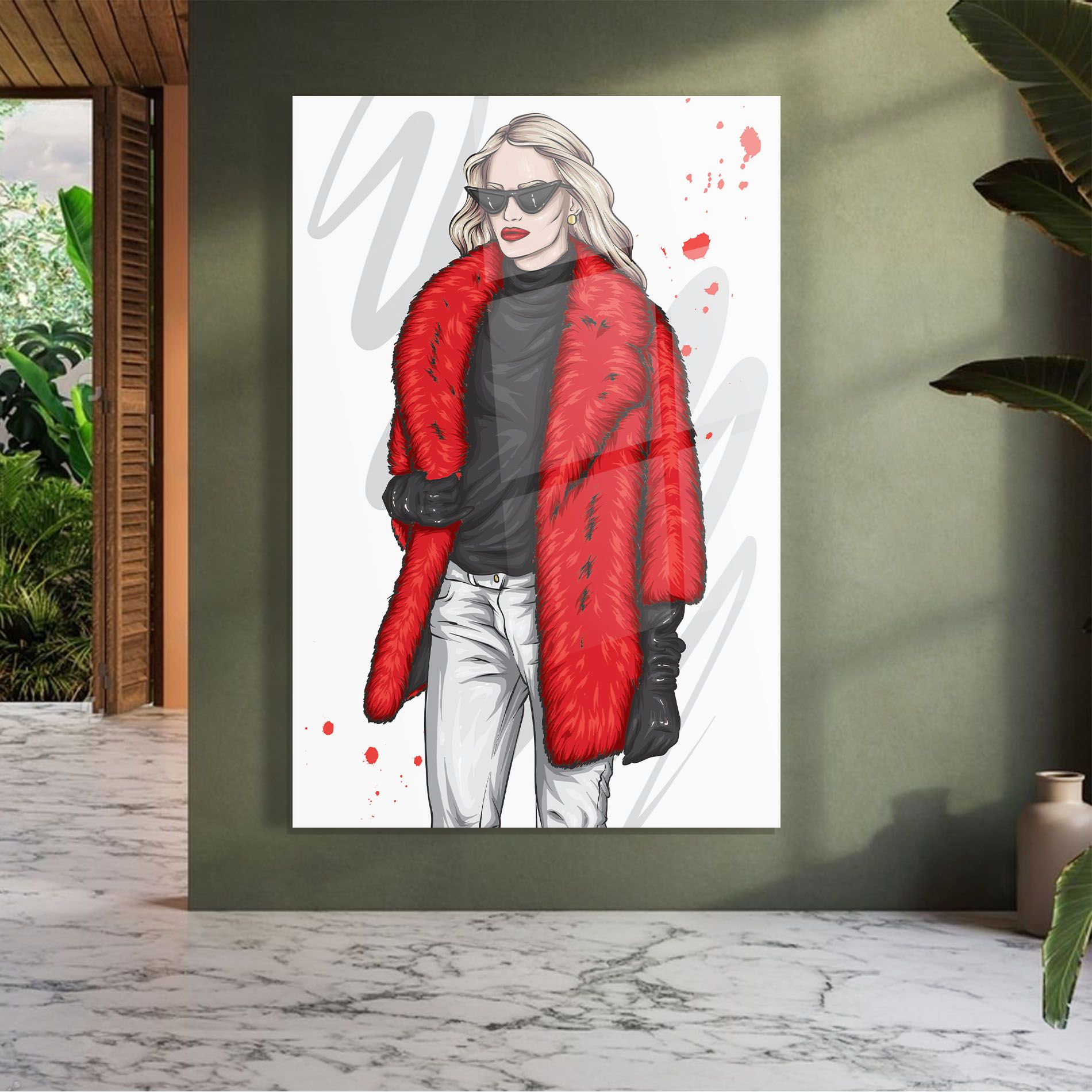 Black Blouse Woman mockup 7