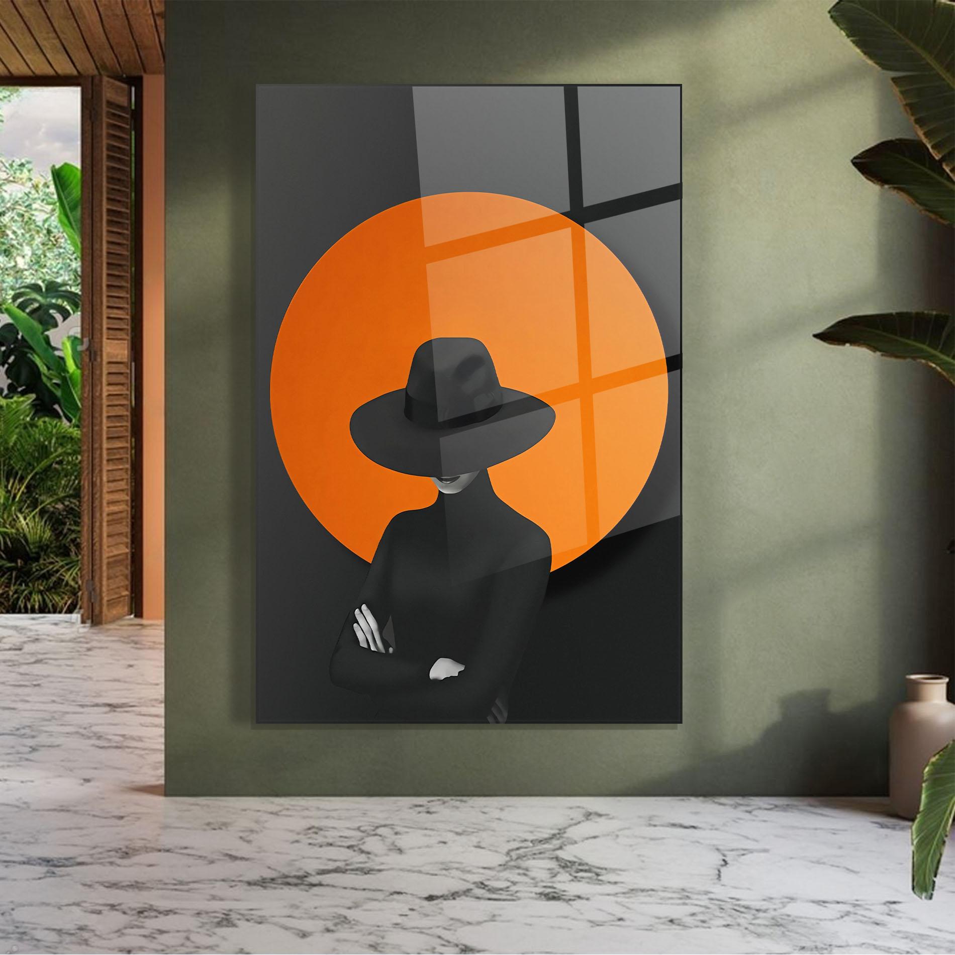 Üvegkép Black Fashion mockup 7