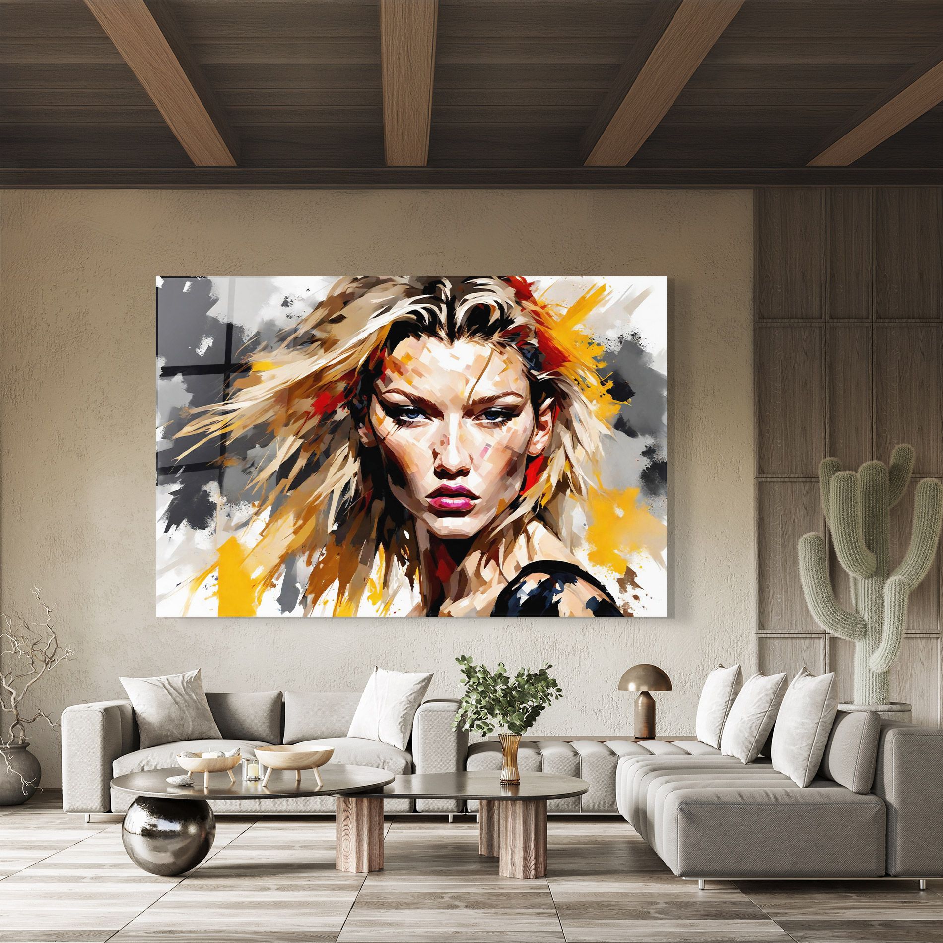 Blond Hair Splash mockup 8