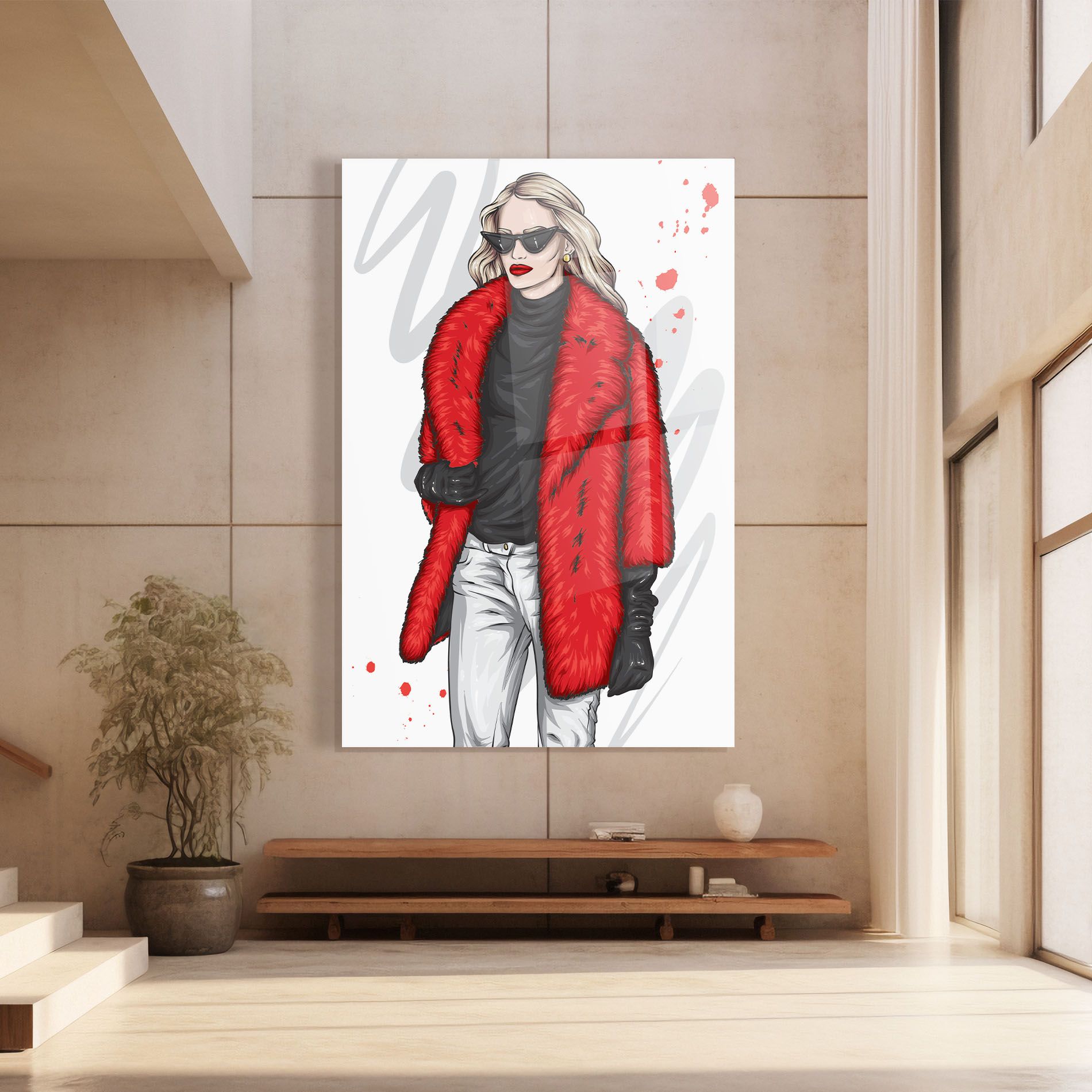 Black Blouse Woman mockup 8