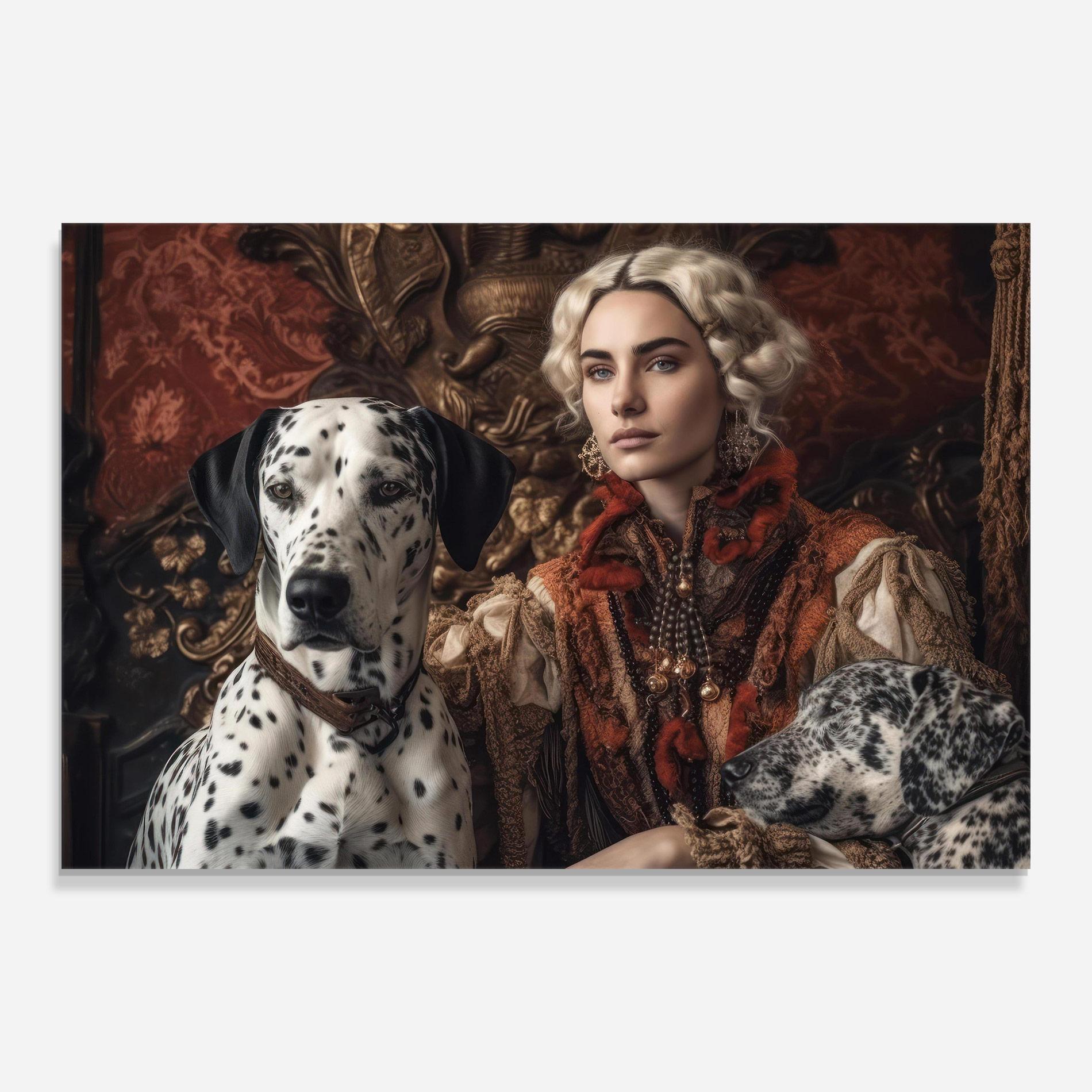 Üvegkép Queen Fashion mockup 0