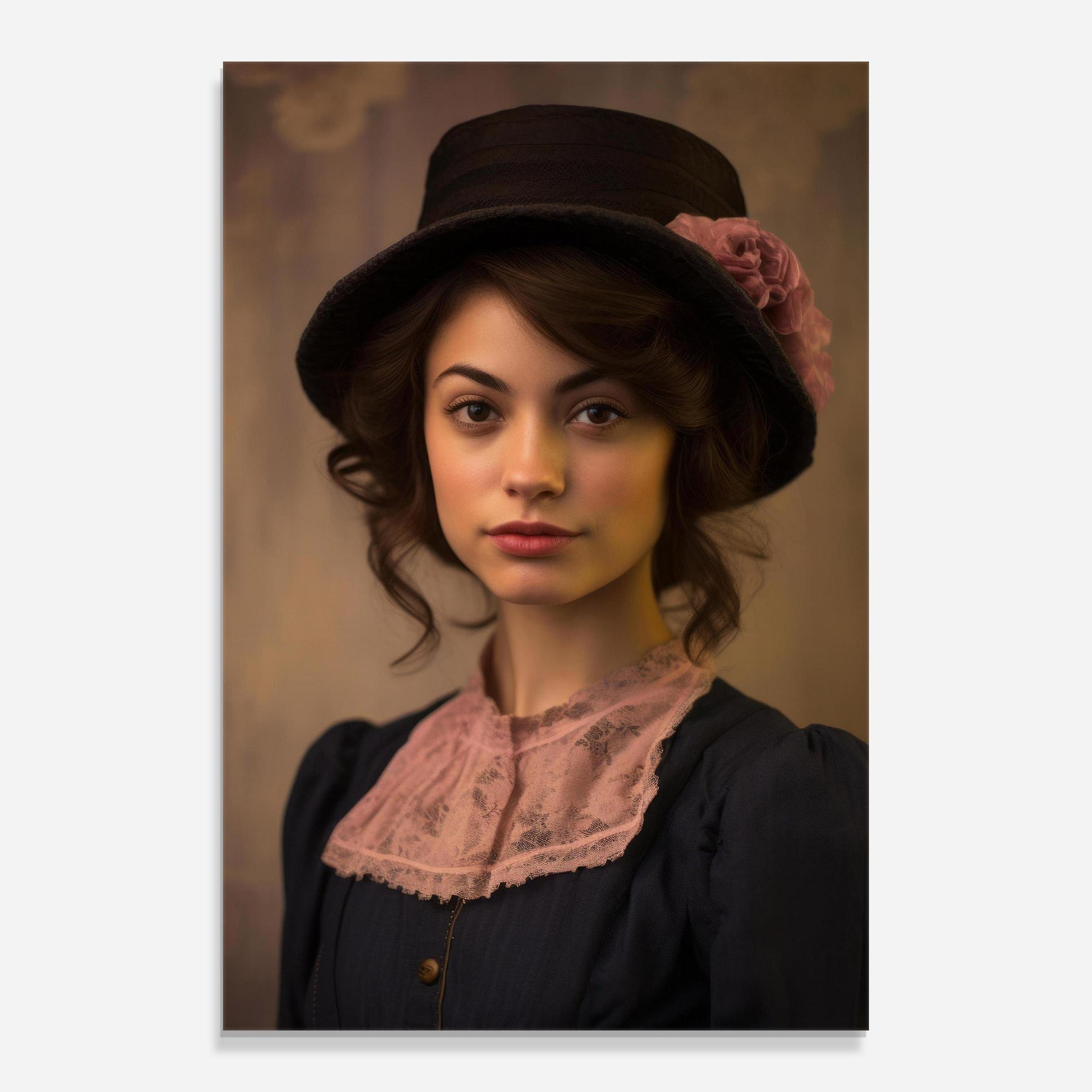 Üvegkép Dark Blue Dress mockup 0