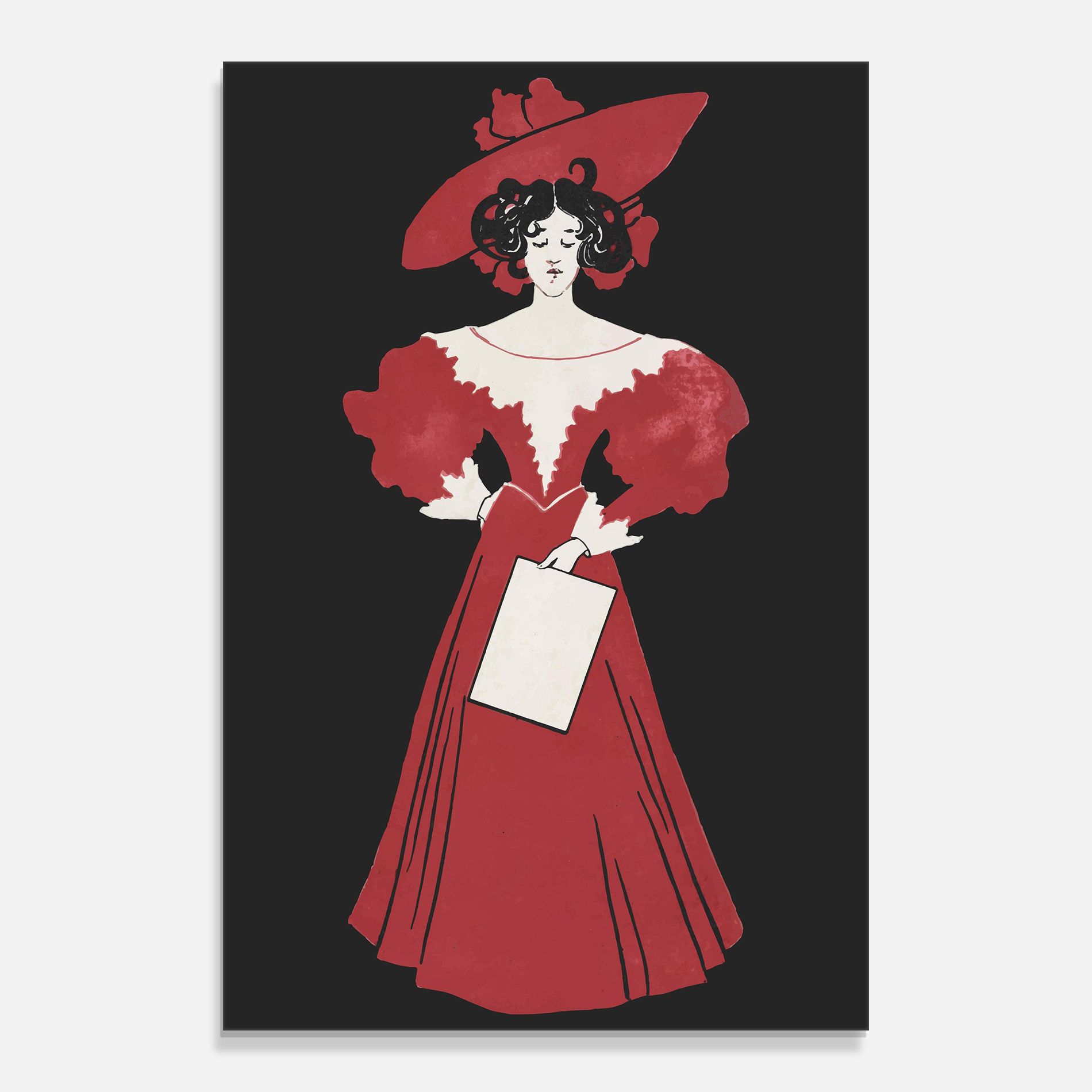 Old Red Dress mockup 0